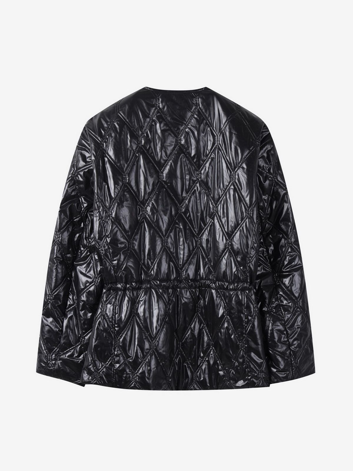 엘유브이엠(LUVM) CURVY ZIP-UP JACKET_BLACK