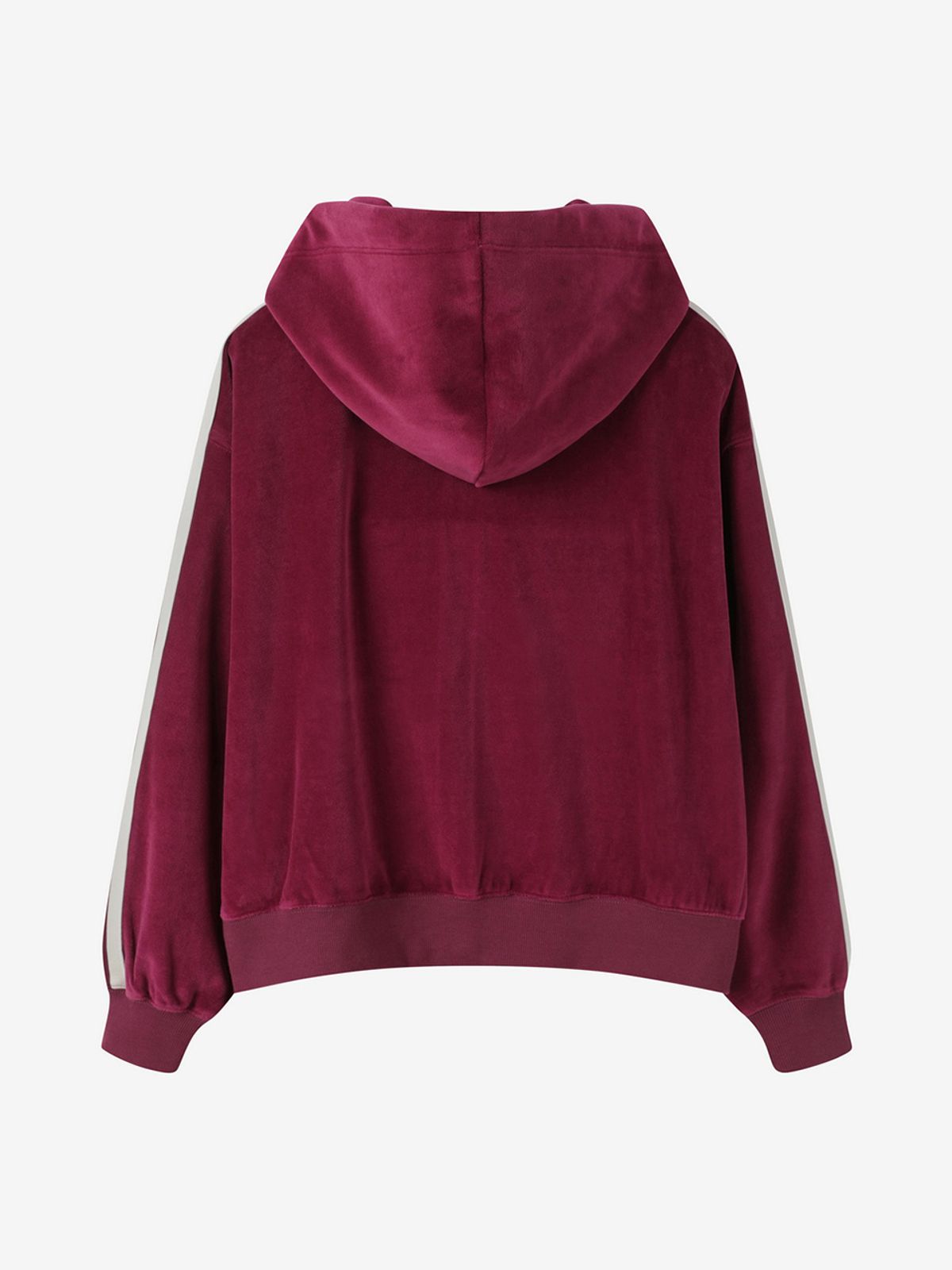 엘유브이엠(LUVM) LOGO HOOD ZIP-UP_WINE