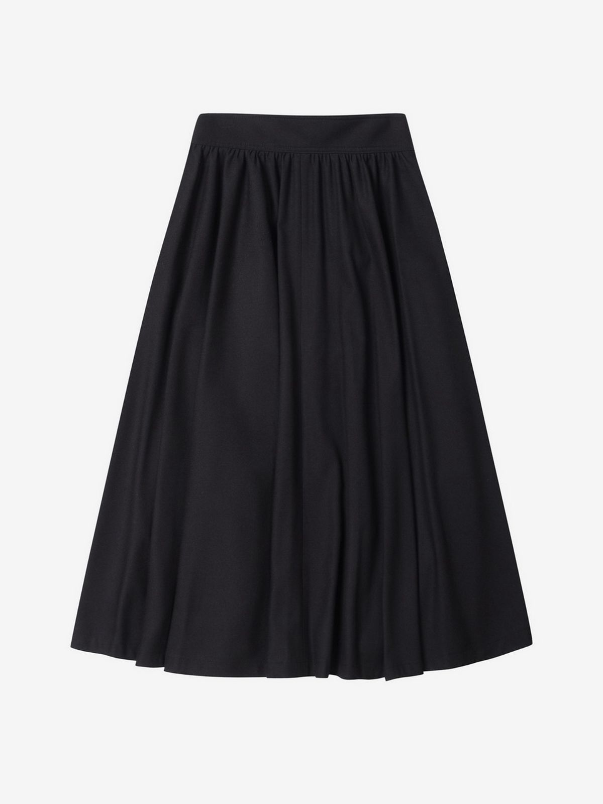 엘유브이엠(LUVM) SHIRRING SKIRT_BLACK
