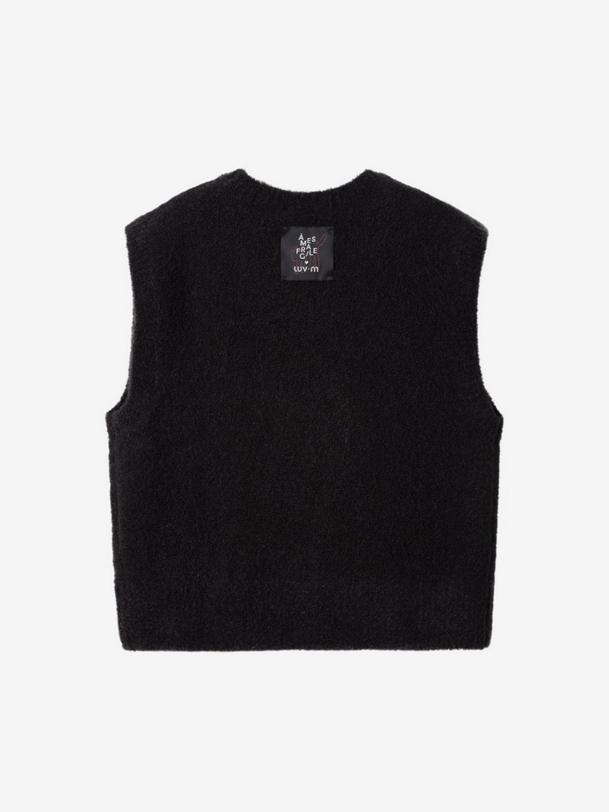 엘유브이엠(LUVM) LUVMITCHI VEST WOMENS_BLACK