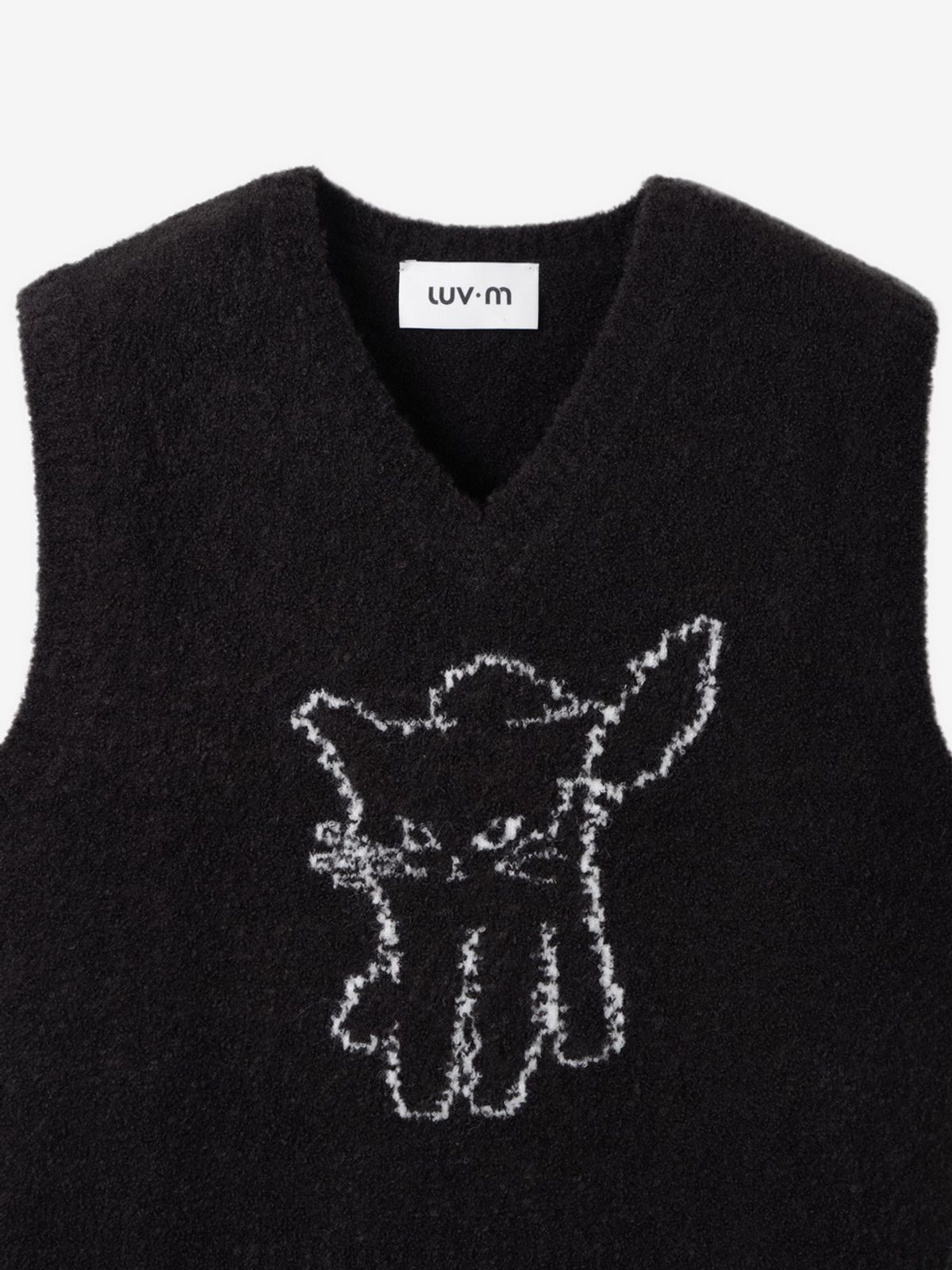 엘유브이엠(LUVM) LUVMITCHI VEST WOMENS_BLACK