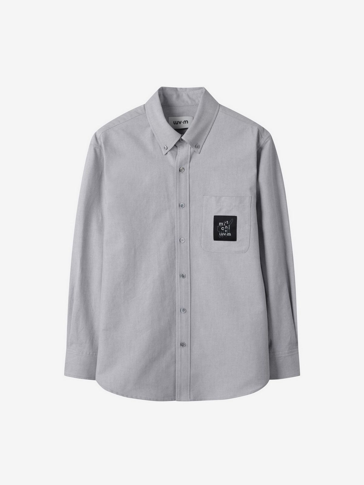 엘유브이엠(LUVM) UNISEX COTTON SHIRTS_MELANGE GRAY