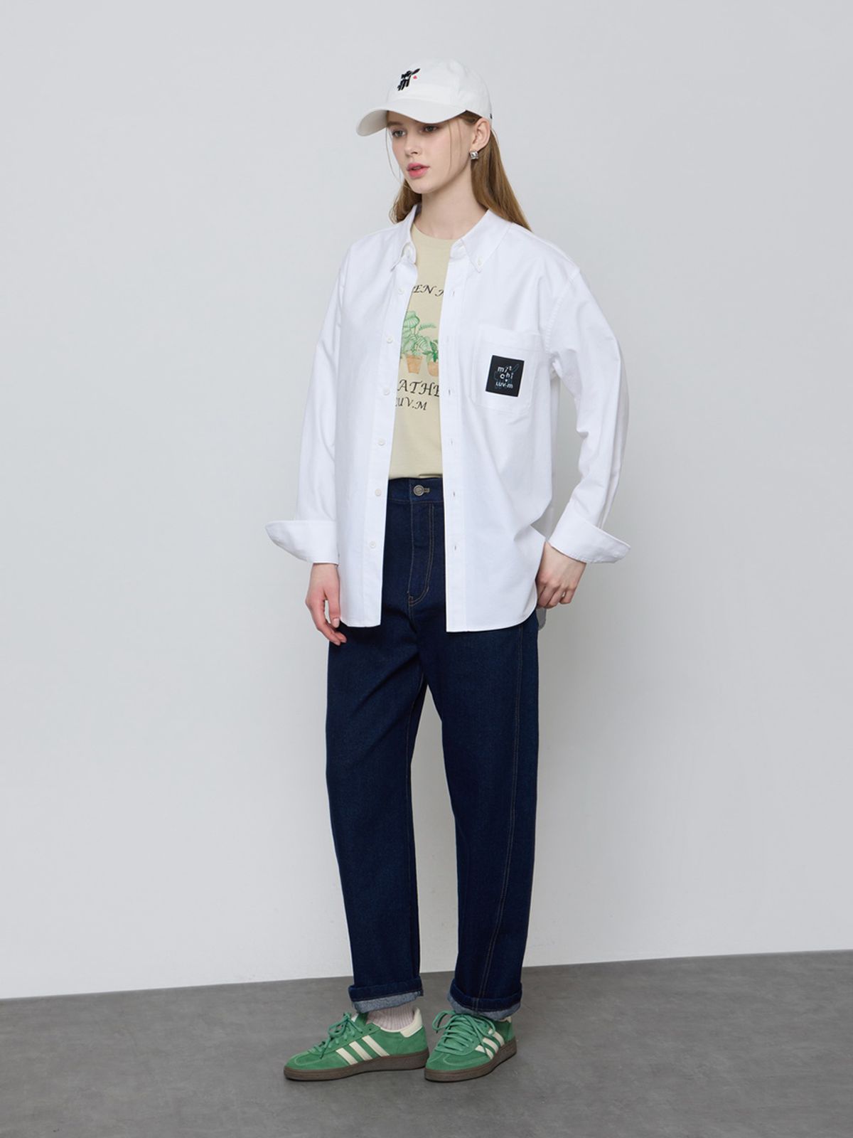 엘유브이엠(LUVM) UNISEX COTTON SHIRTS_WHITE
