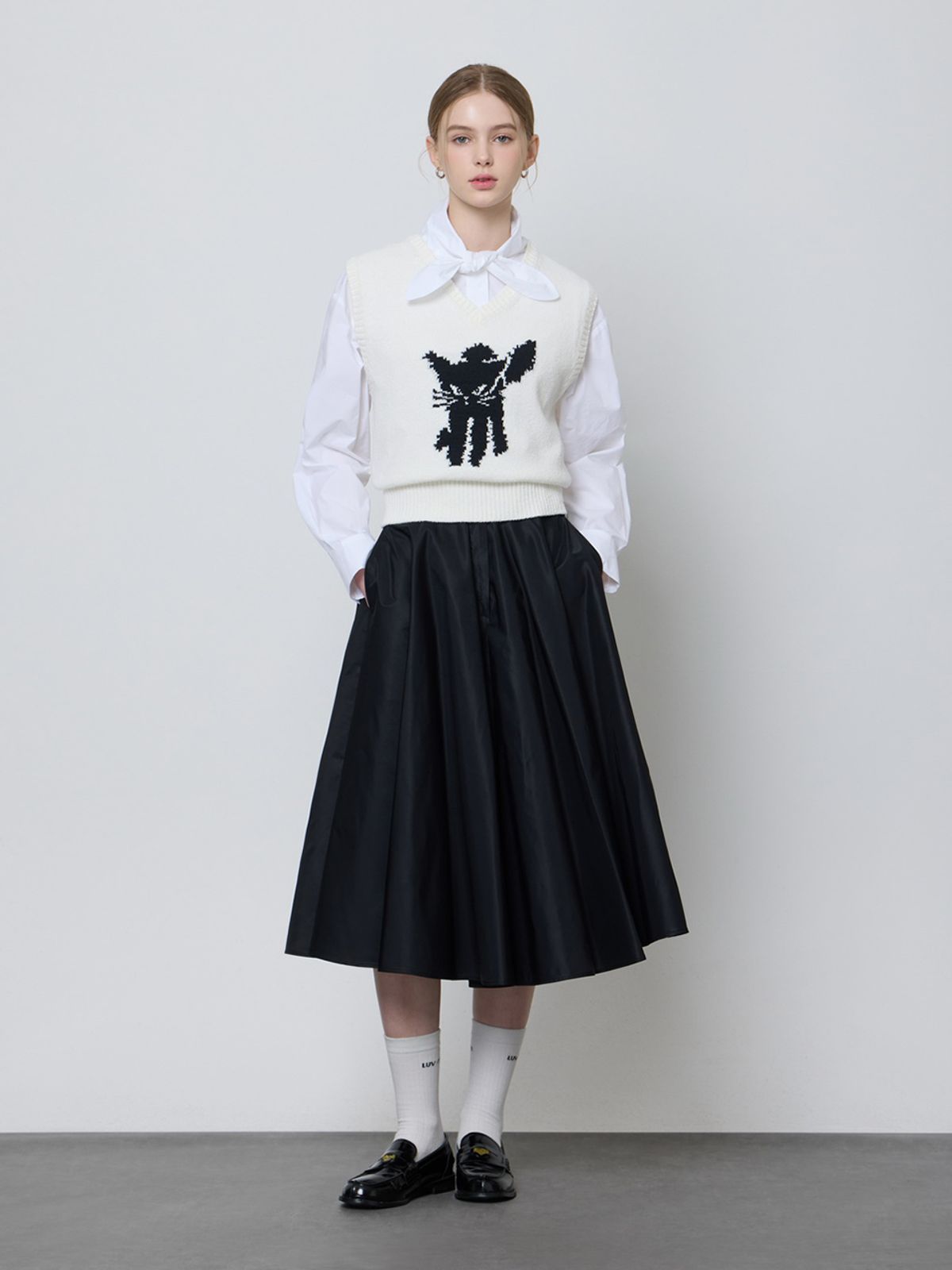 엘유브이엠(LUVM) MITCHI VEST_IVORY
