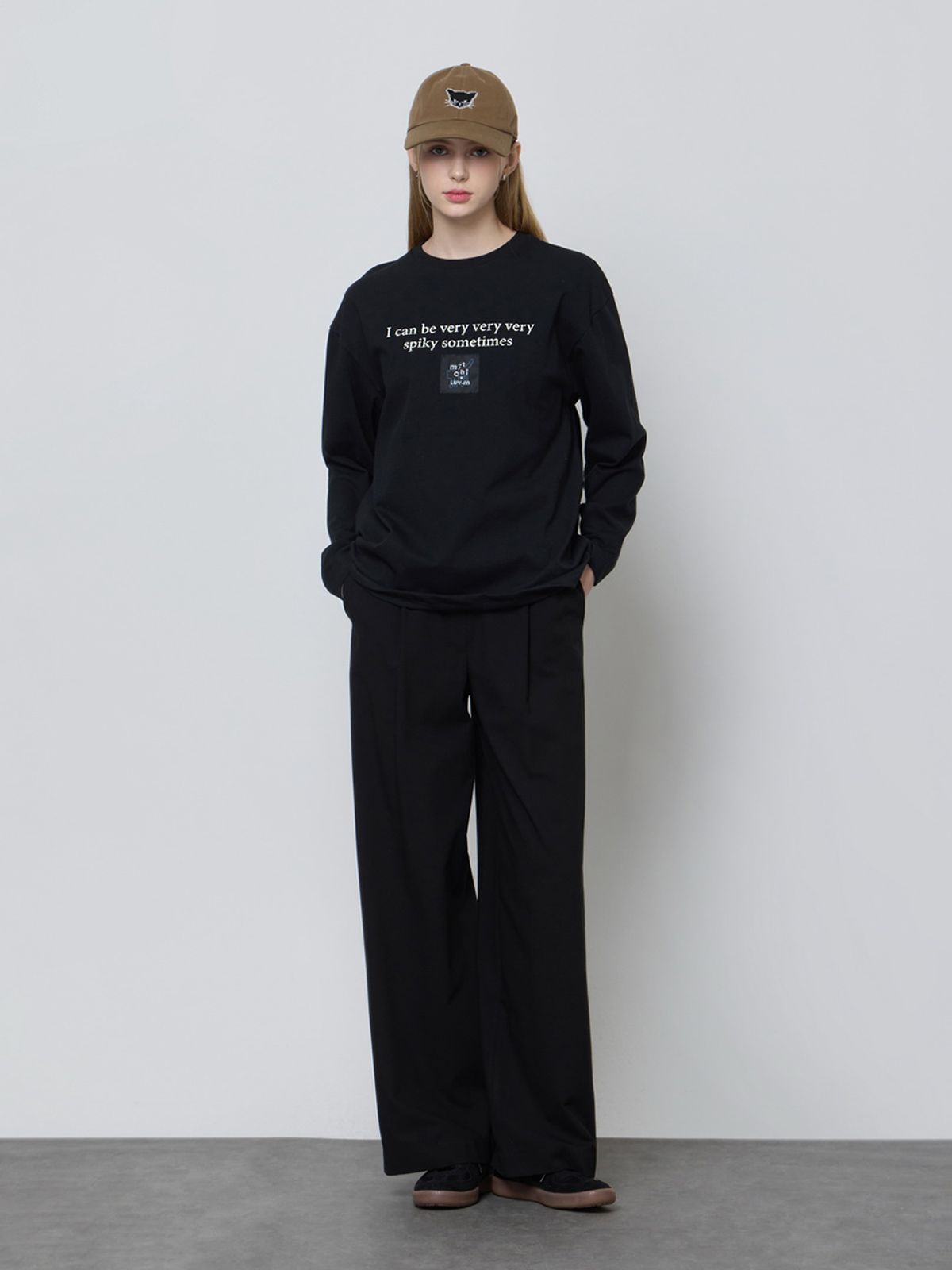 엘유브이엠(LUVM) UNISEX MITCHI PRINTING T-SHIRT_BLACK