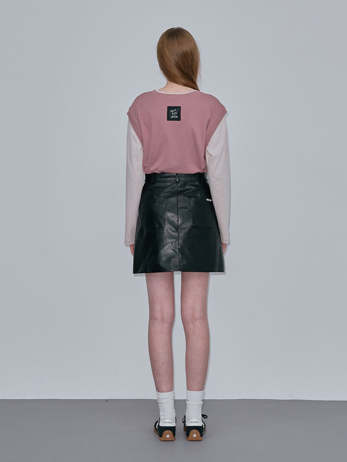 엘유브이엠(LUVM) SOFT RAYERED LONG T-SHIRT_PINK