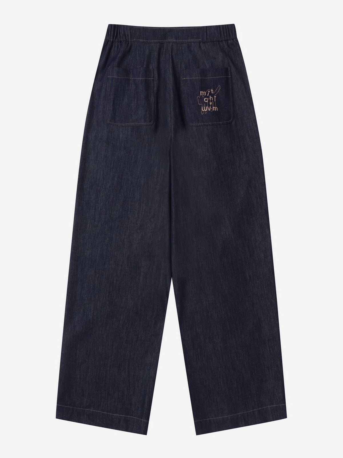 엘유브이엠(LUVM) WIDE LONG PANTS FOR MEN_NAVY