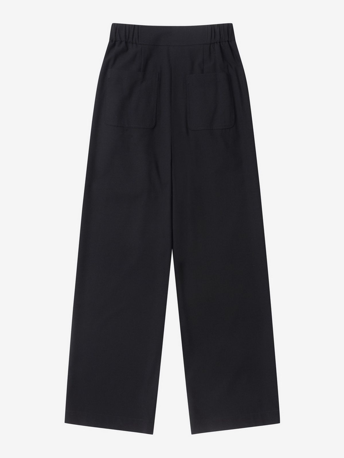 엘유브이엠(LUVM) WIDE LONG TROUSER_BLACK