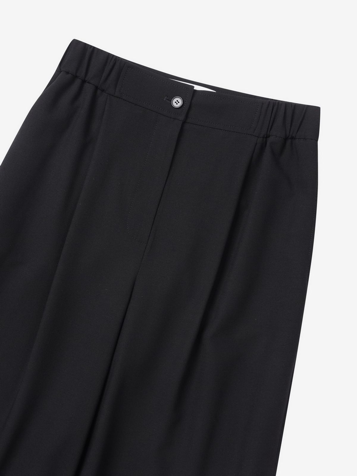 엘유브이엠(LUVM) WIDE LONG TROUSER_BLACK
