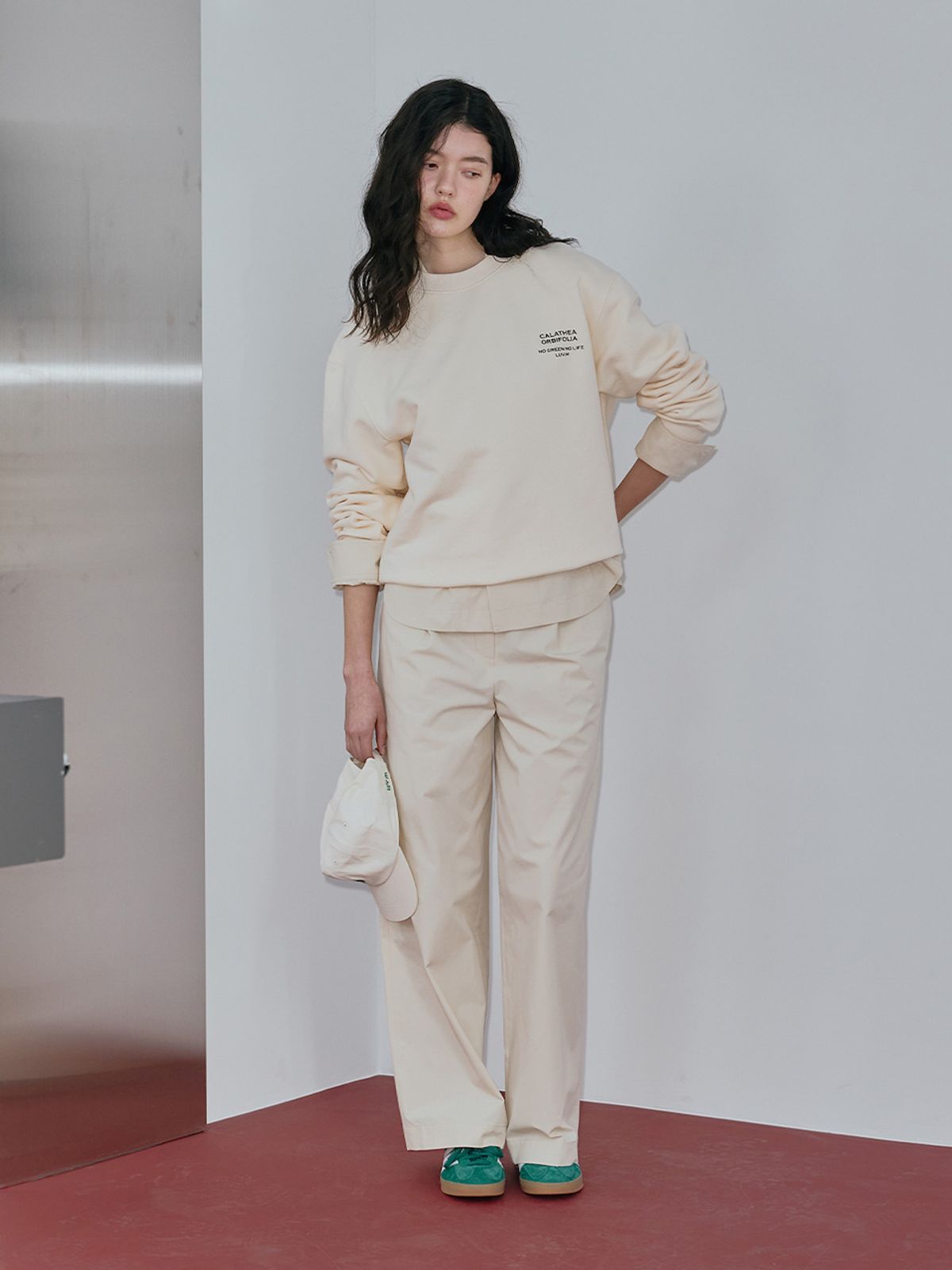 엘유브이엠(LUVM) WIDE COTTON PANTS_LIGHT BEIGE