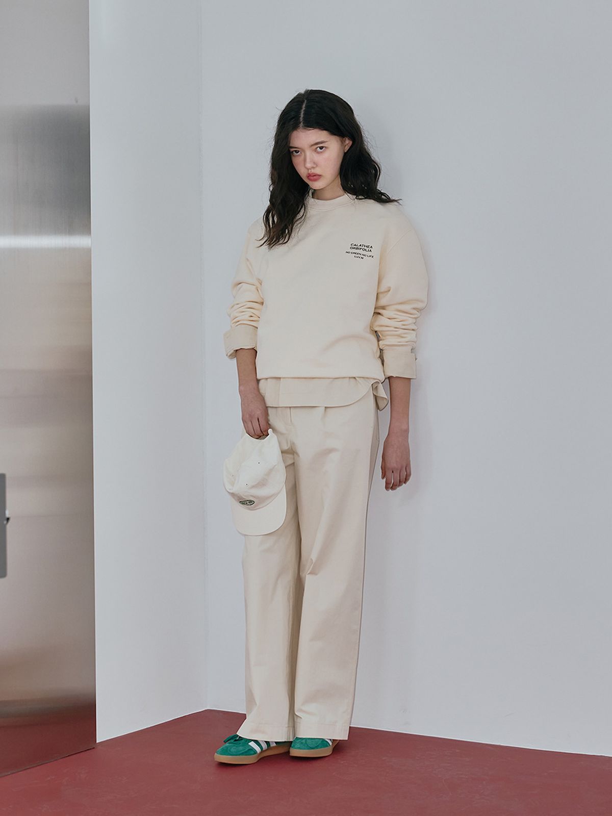 엘유브이엠(LUVM) WIDE COTTON PANTS_LIGHT BEIGE