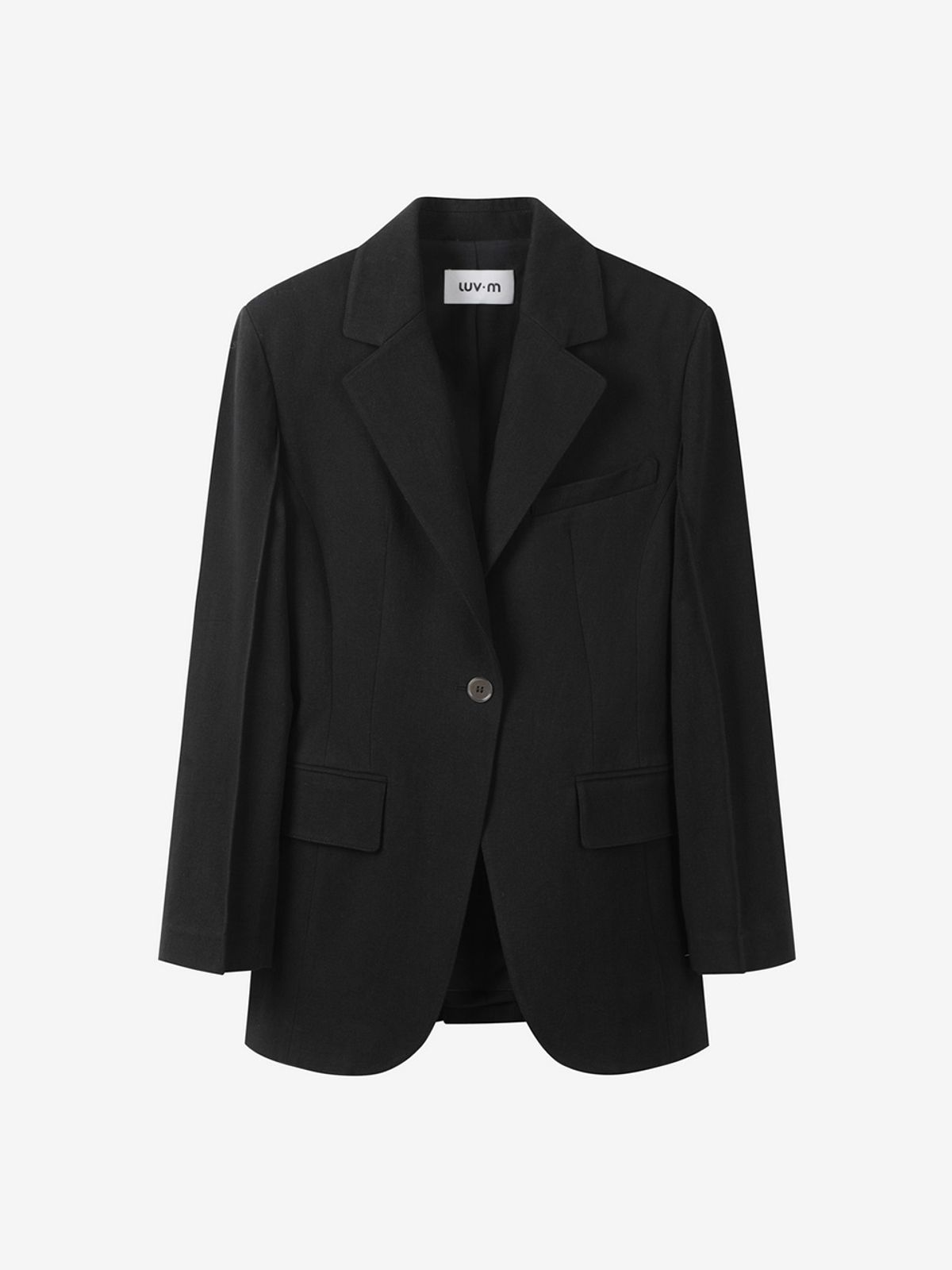 엘유브이엠(LUVM) TAILORED SINGLE JACKET_BLACK