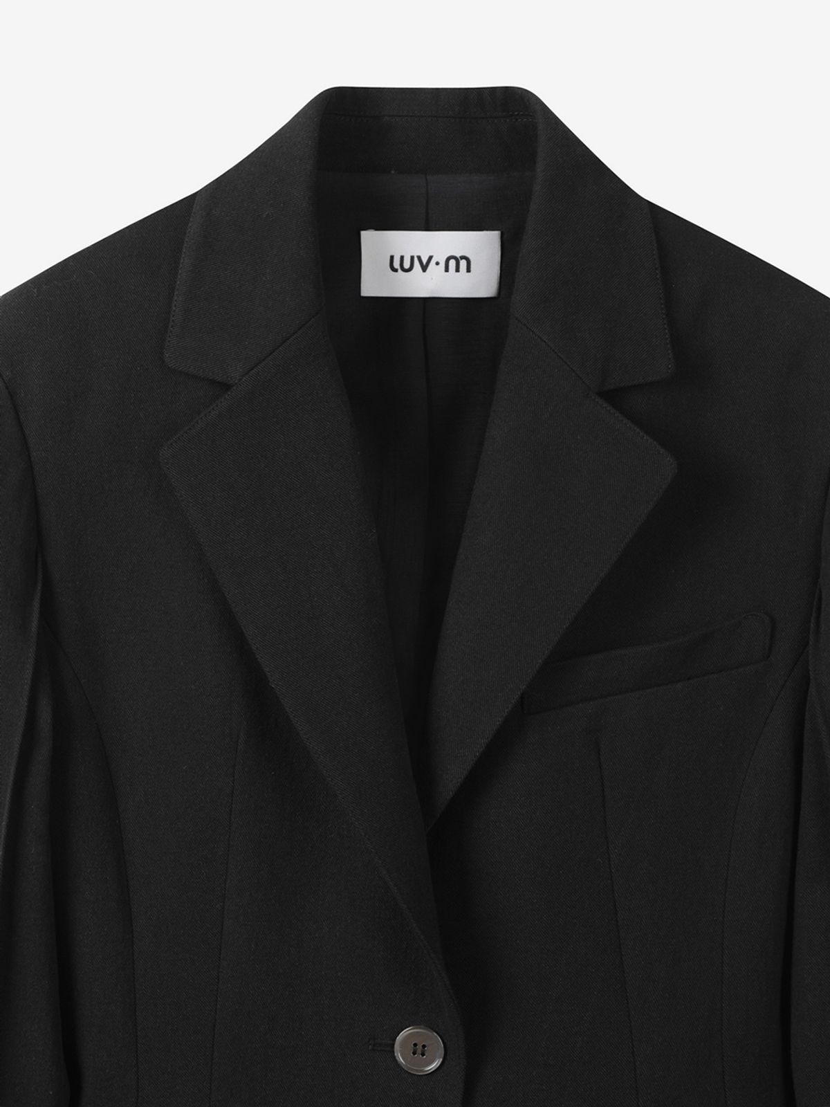 엘유브이엠(LUVM) TAILORED SINGLE JACKET_BLACK