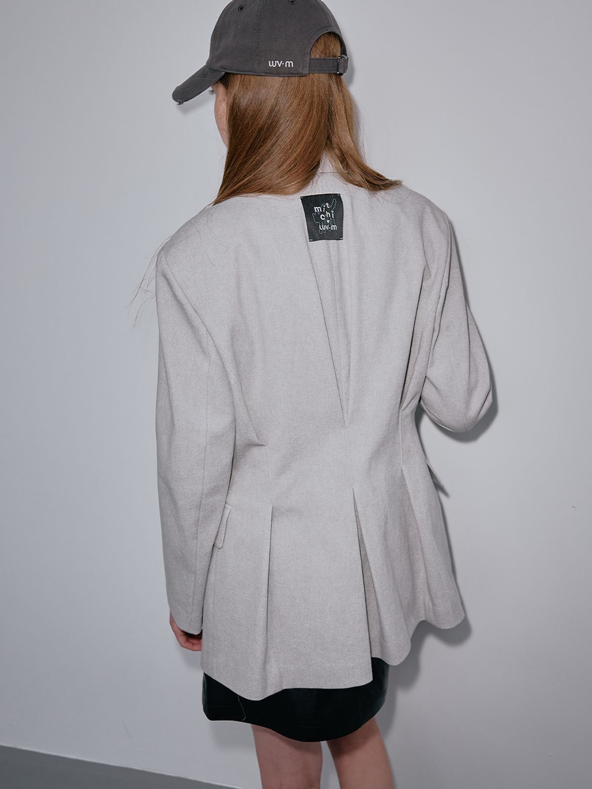 엘유브이엠(LUVM) TAILORED SINGLE JACKET_LIGHT GRAY