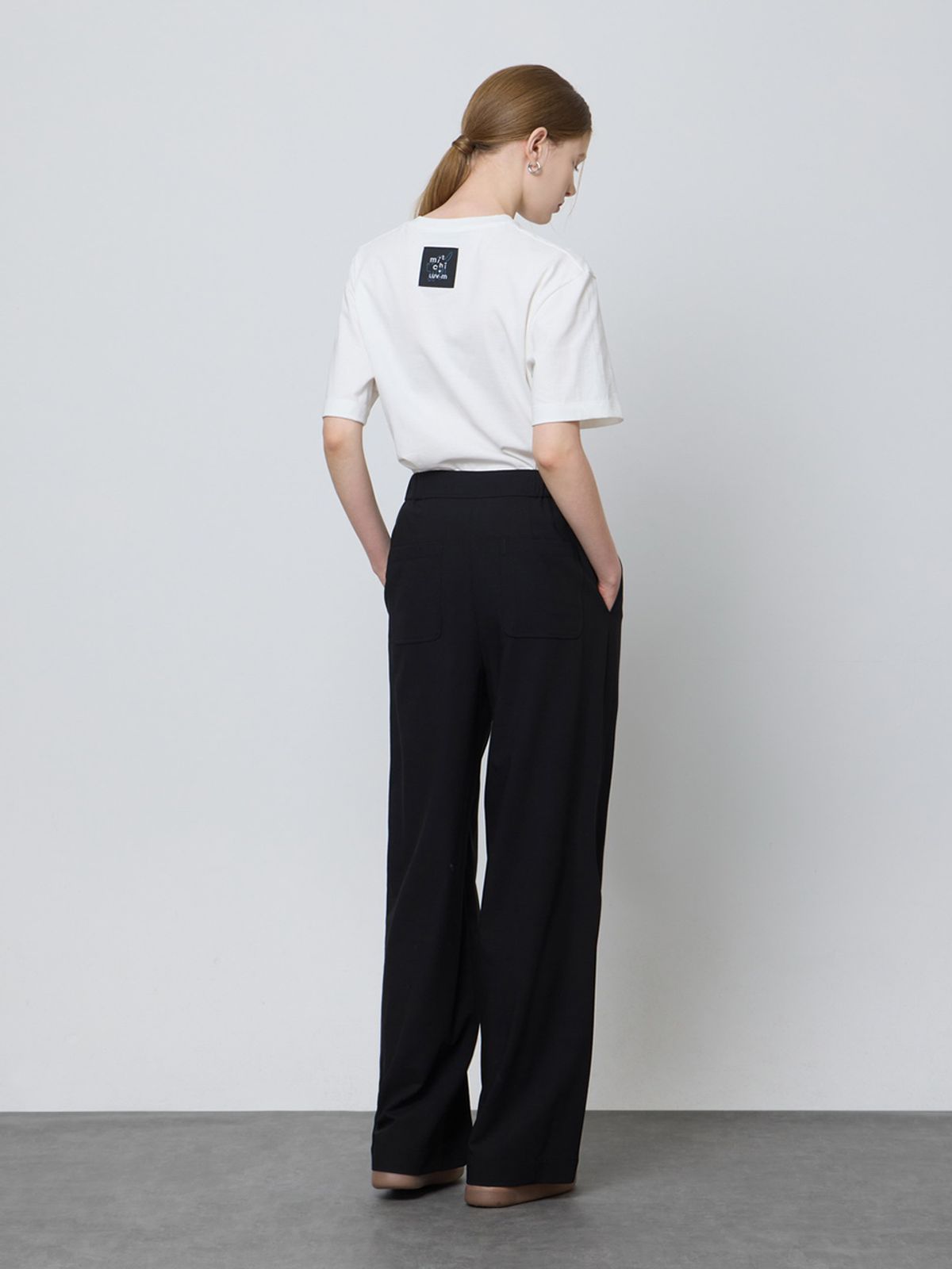 엘유브이엠(LUVM) UNISEX BASIC MITCHI T-SHIRT_WHITE