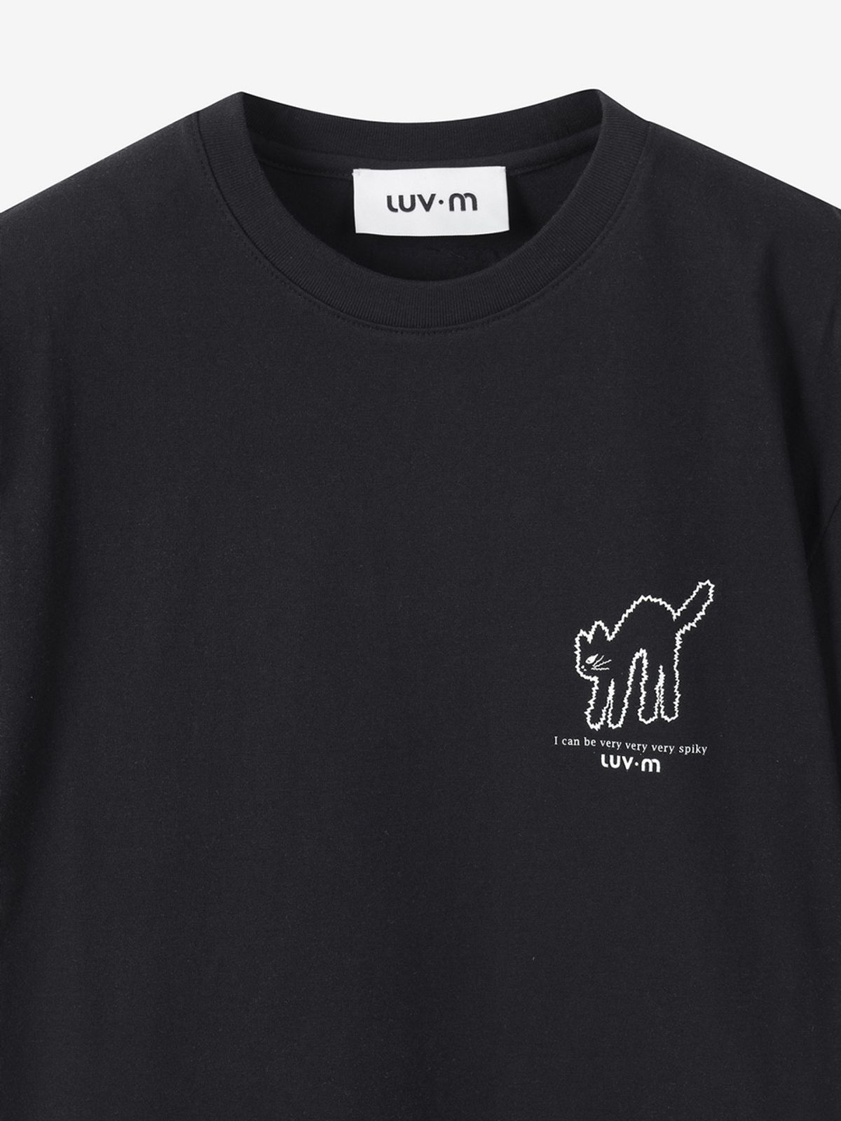 엘유브이엠(LUVM) UNISEX BASIC MITCHI T-SHIRT_BLACK