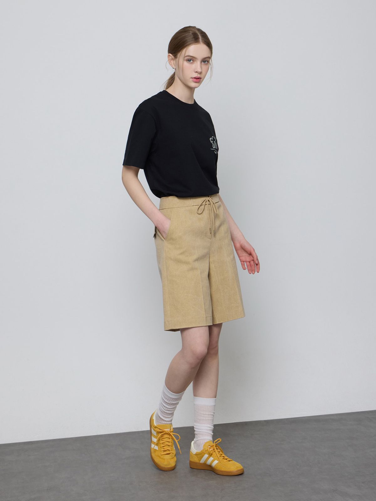 엘유브이엠(LUVM) UNISEX BASIC MITCHI T-SHIRT_BLACK