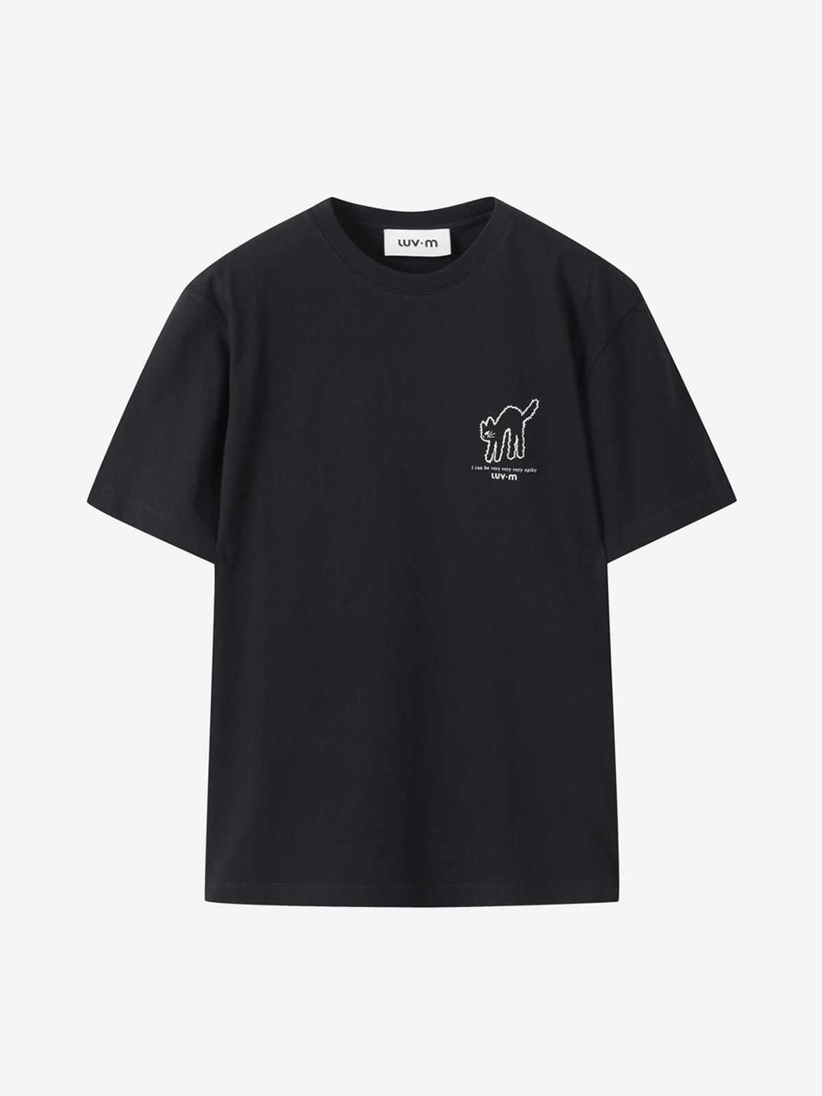 엘유브이엠(LUVM) UNISEX BASIC MITCHI T-SHIRT_BLACK