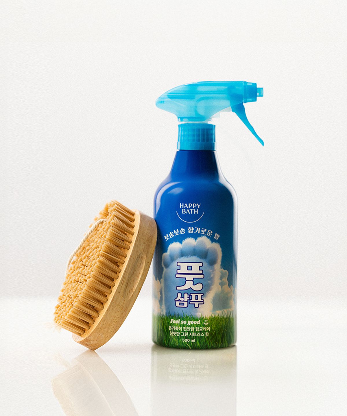 해피바스(HAPPYBATH) 필쏘굿 풋샴푸 그린 시트러스 500ml 3개