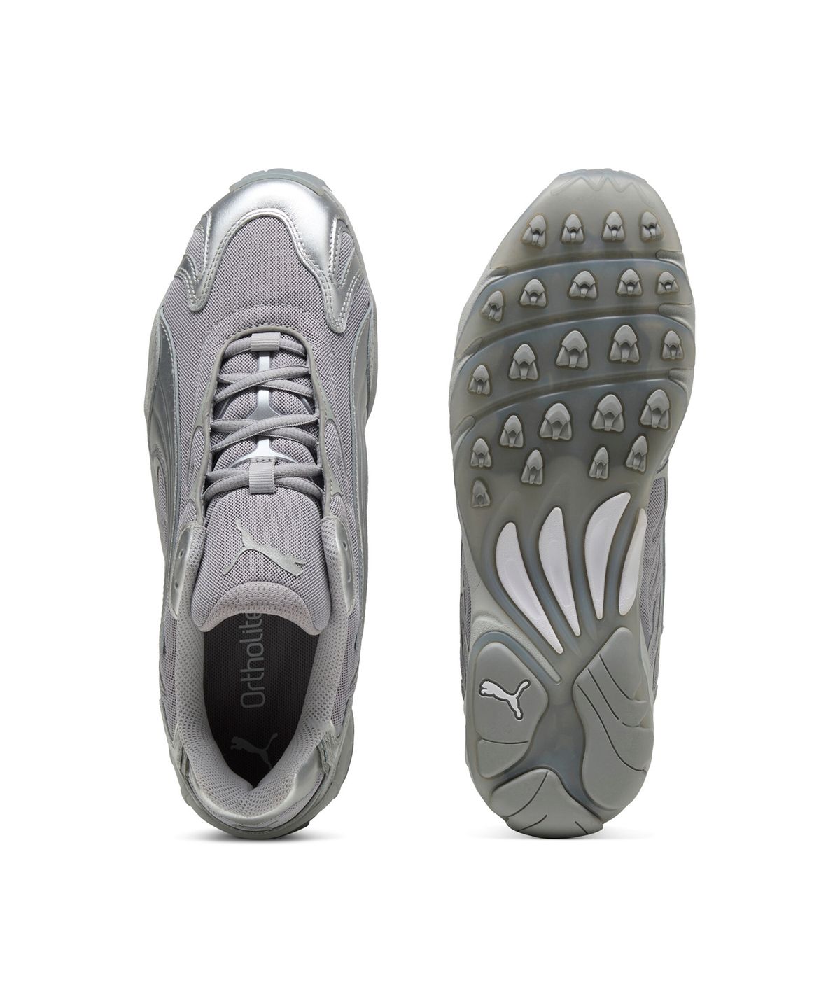 푸마(PUMA) 인헤일 메탈릭 - 그레이:팀실버 / 401780-01