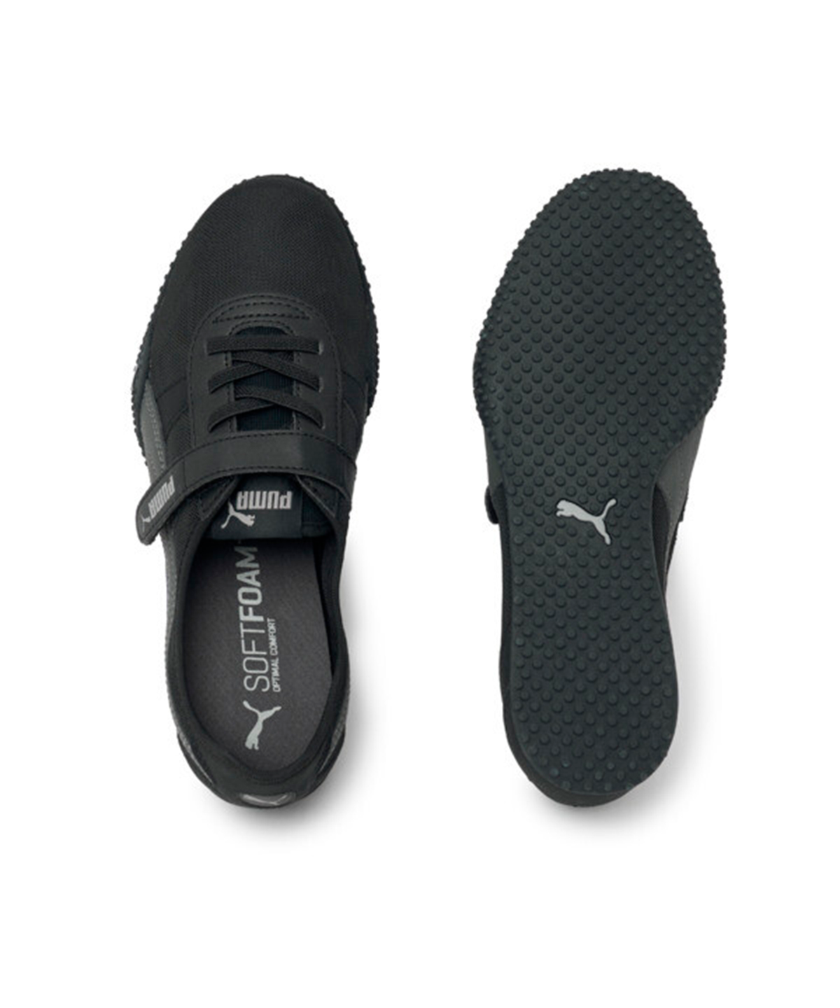 푸마(PUMA) 벨라 V 블러쉬 - 블랙:그레이:스모크그레이 / 404566-01