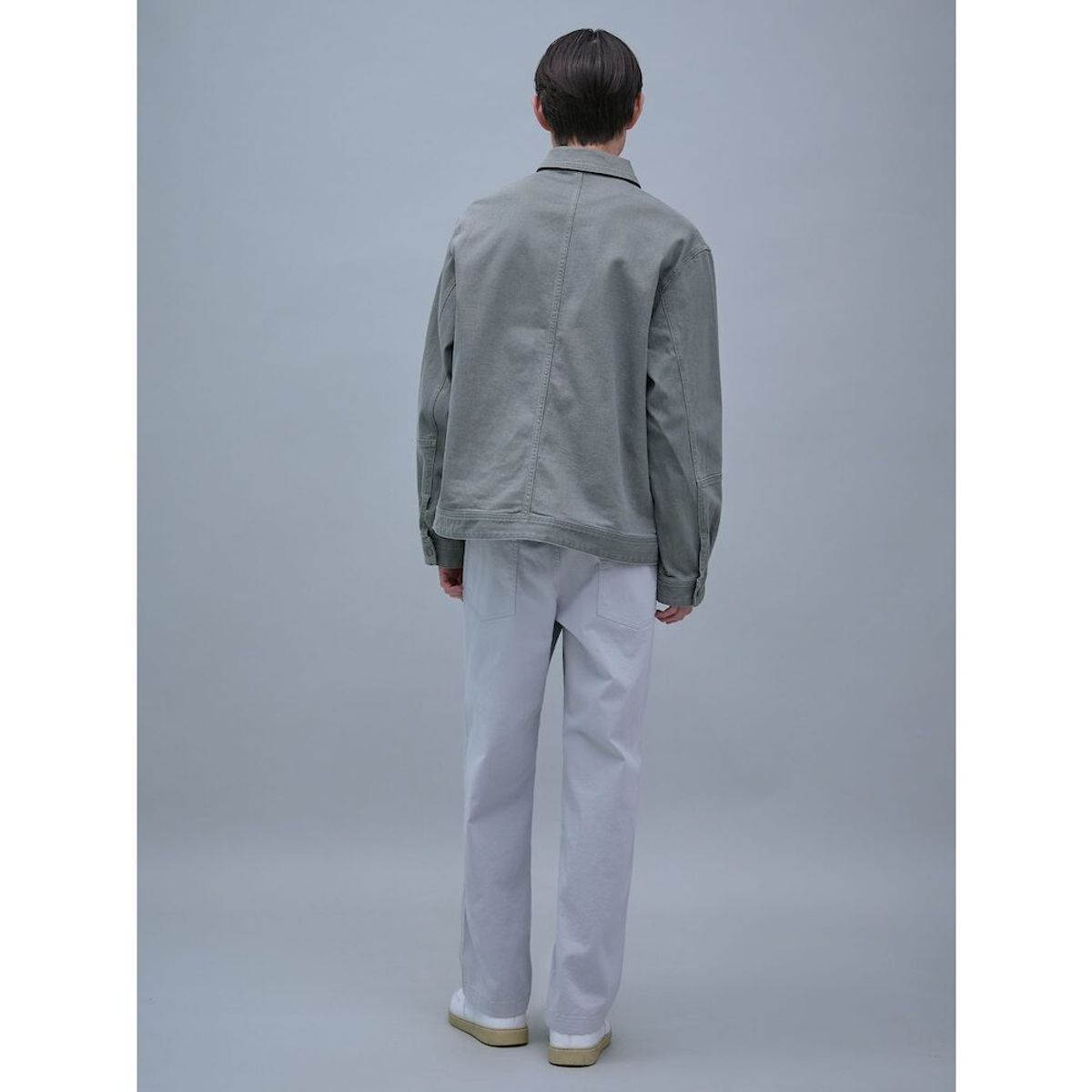 시프트지(SHIFT.G) Mallet Denim Trucker Jacket  Grey