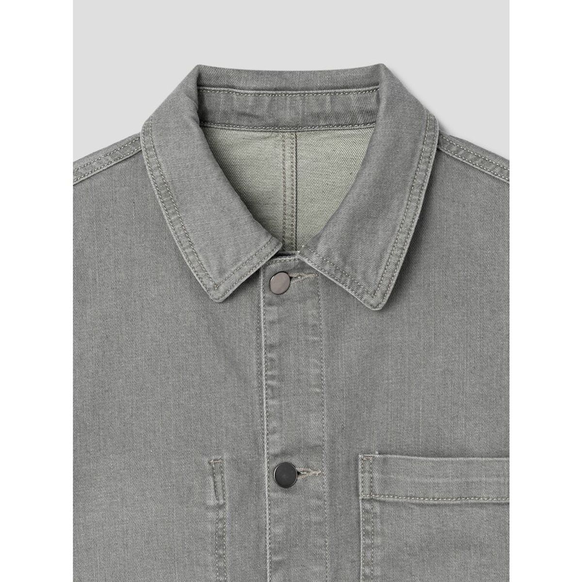 시프트지(SHIFT.G) Mallet Denim Trucker Jacket  Grey