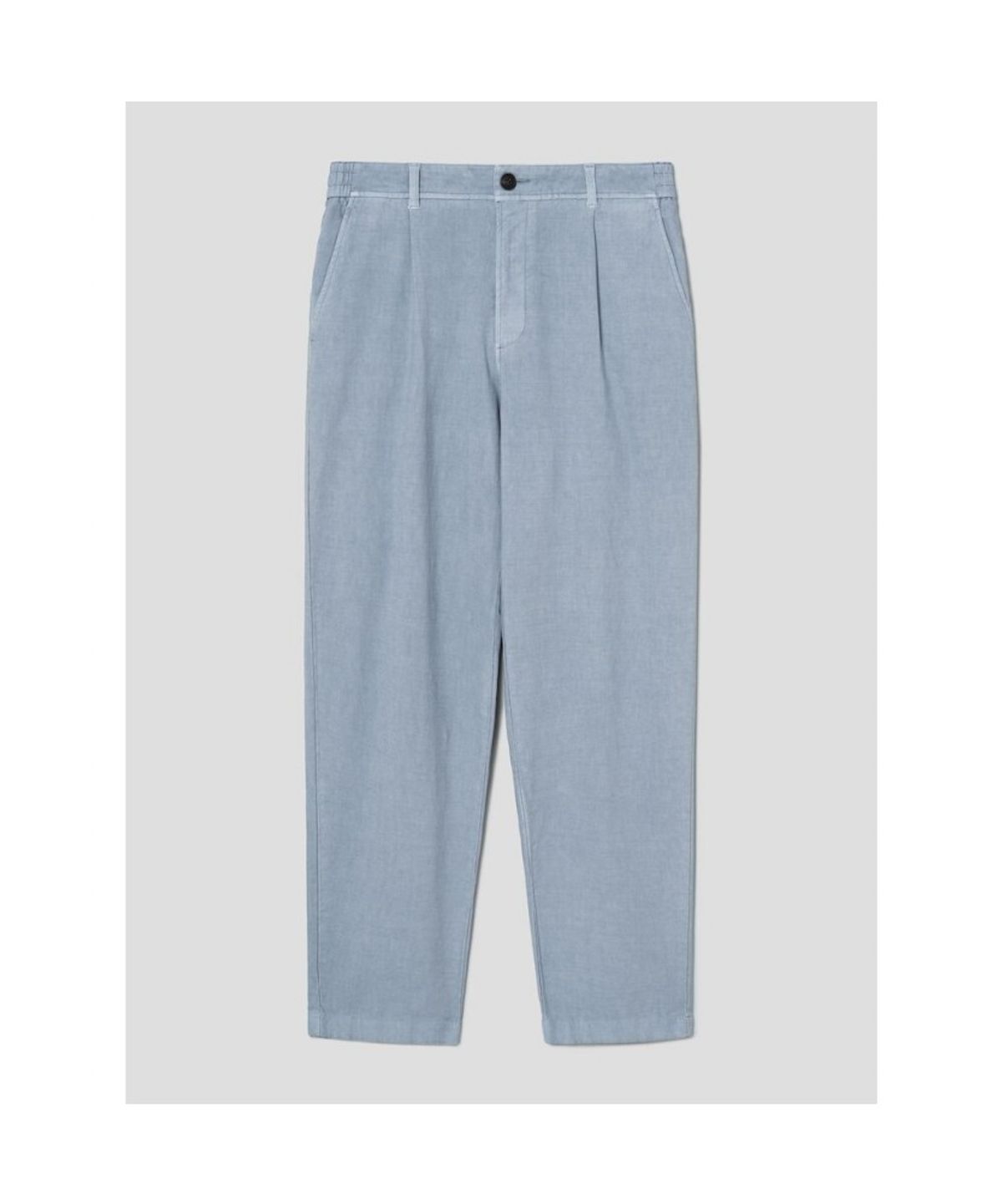 시프트지(SHIFT.G) Garment Dyed Cotton Slacks  Blue