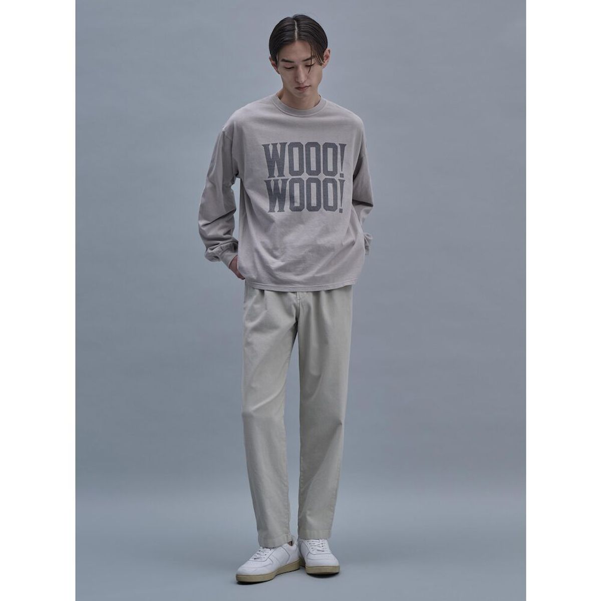 시프트지(SHIFT.G) Garment Dyed Cotton Slacks  Beige