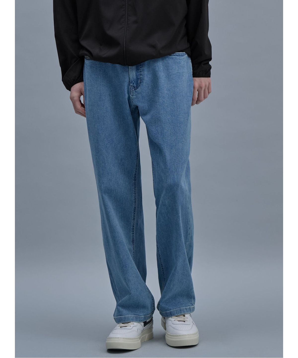 시프트지(SHIFT.G) Washed Wide Denim Pants  Blue