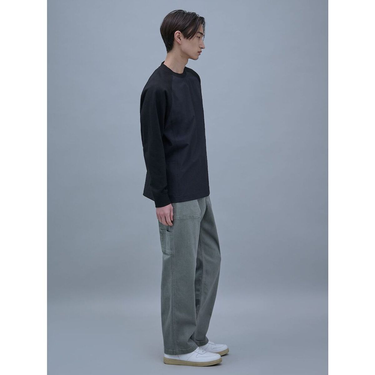 시프트지(SHIFT.G) Mallet Denim Pants (SetUp)  Grey