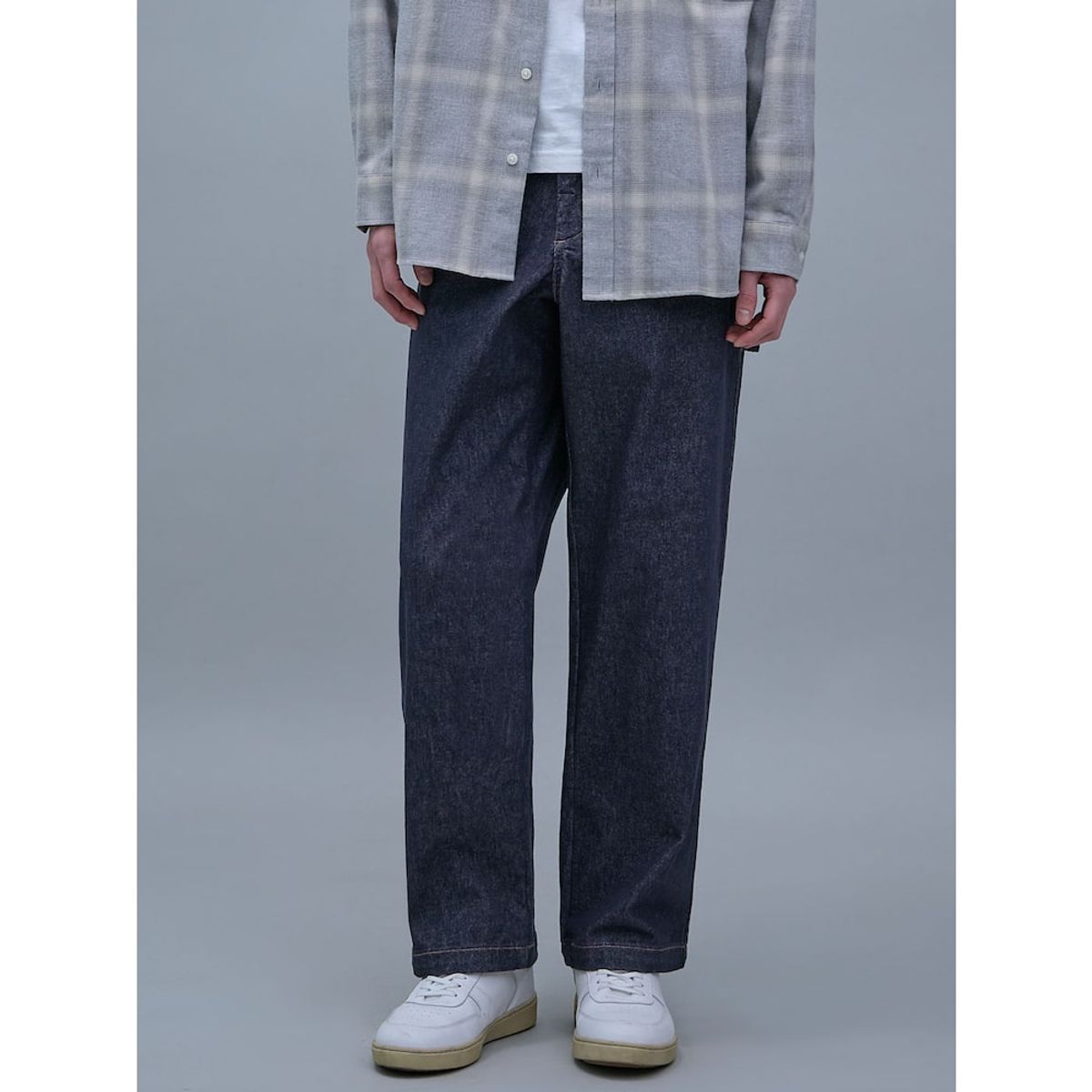 시프트지(SHIFT.G) Mallet Raw Denim Pants  Navy