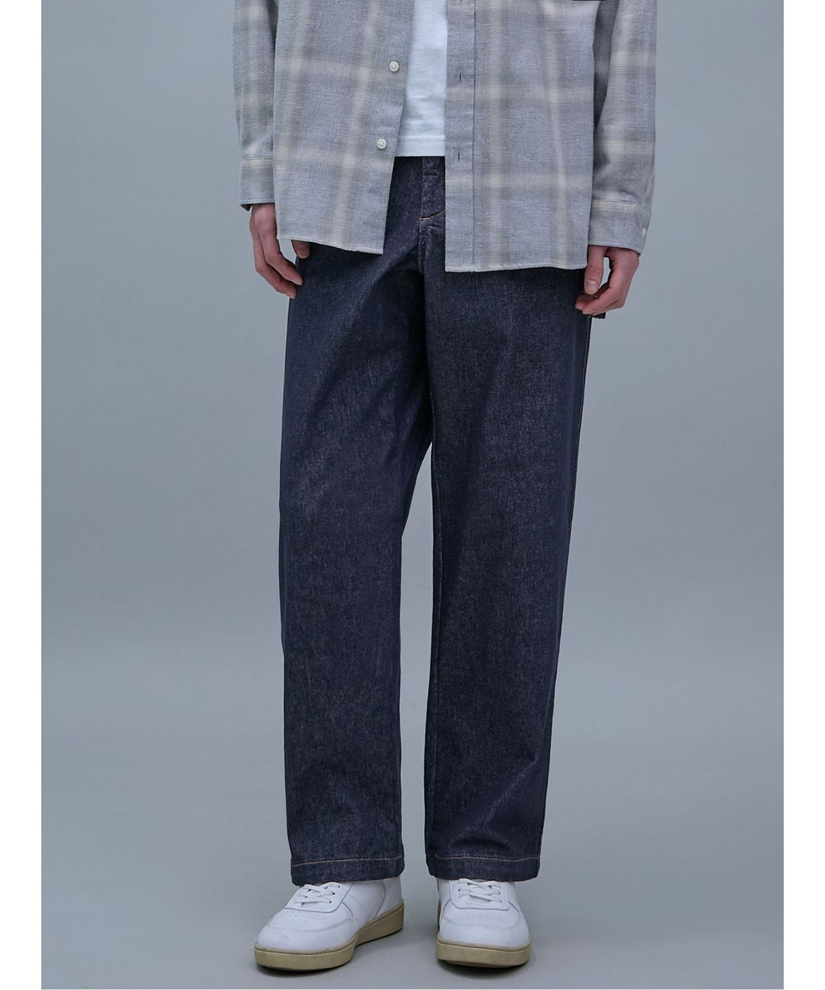시프트지(SHIFT.G) Mallet Raw Denim Pants  Navy