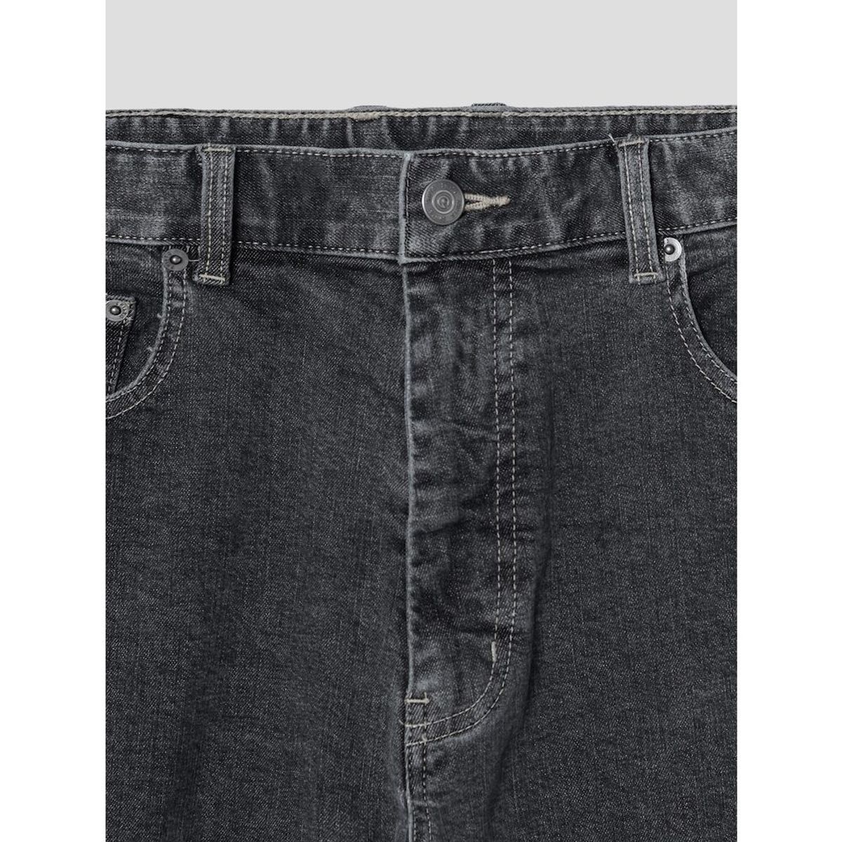 시프트지(SHIFT.G) Washed Wide Denim Pants  Ash