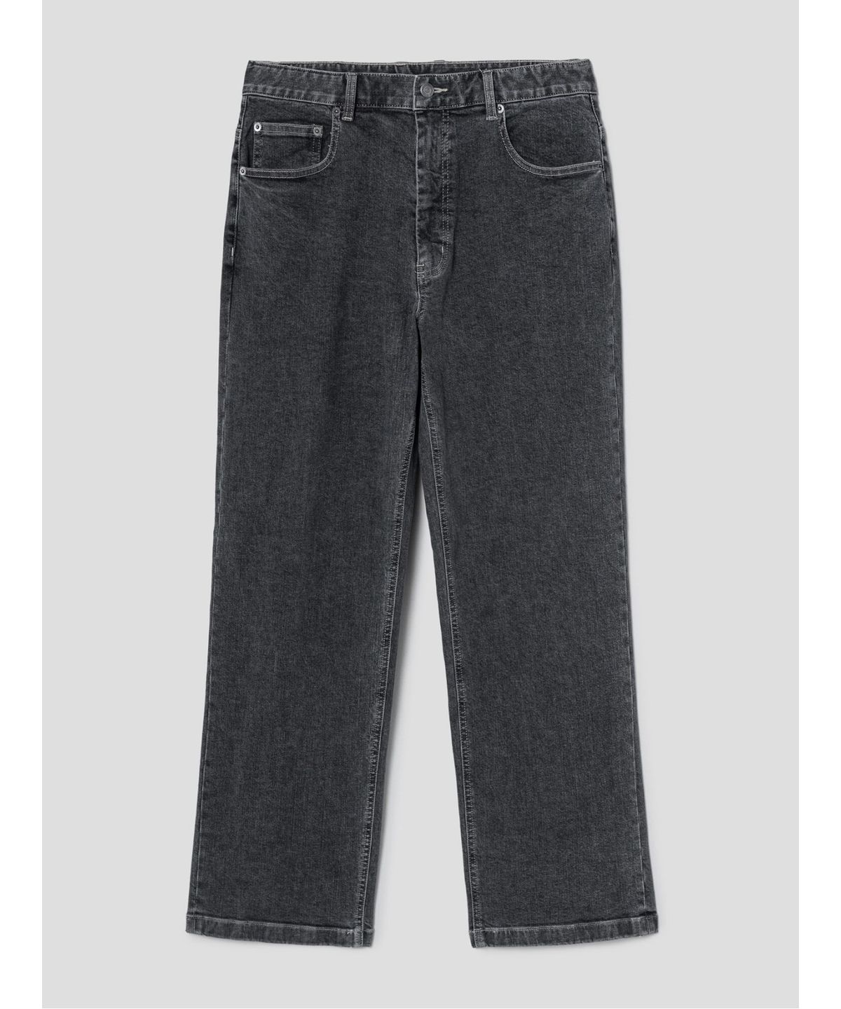 시프트지(SHIFT.G) Washed Wide Denim Pants  Ash