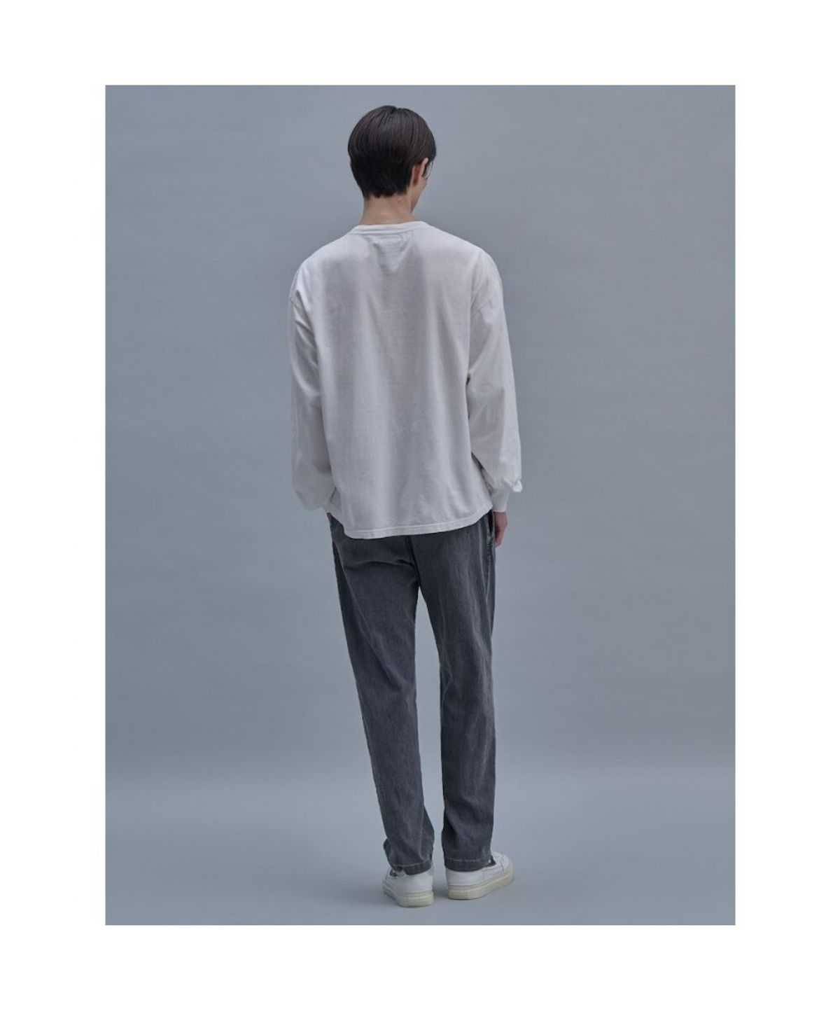 시프트지(SHIFT.G) Officer Light Denim Pants  Grey