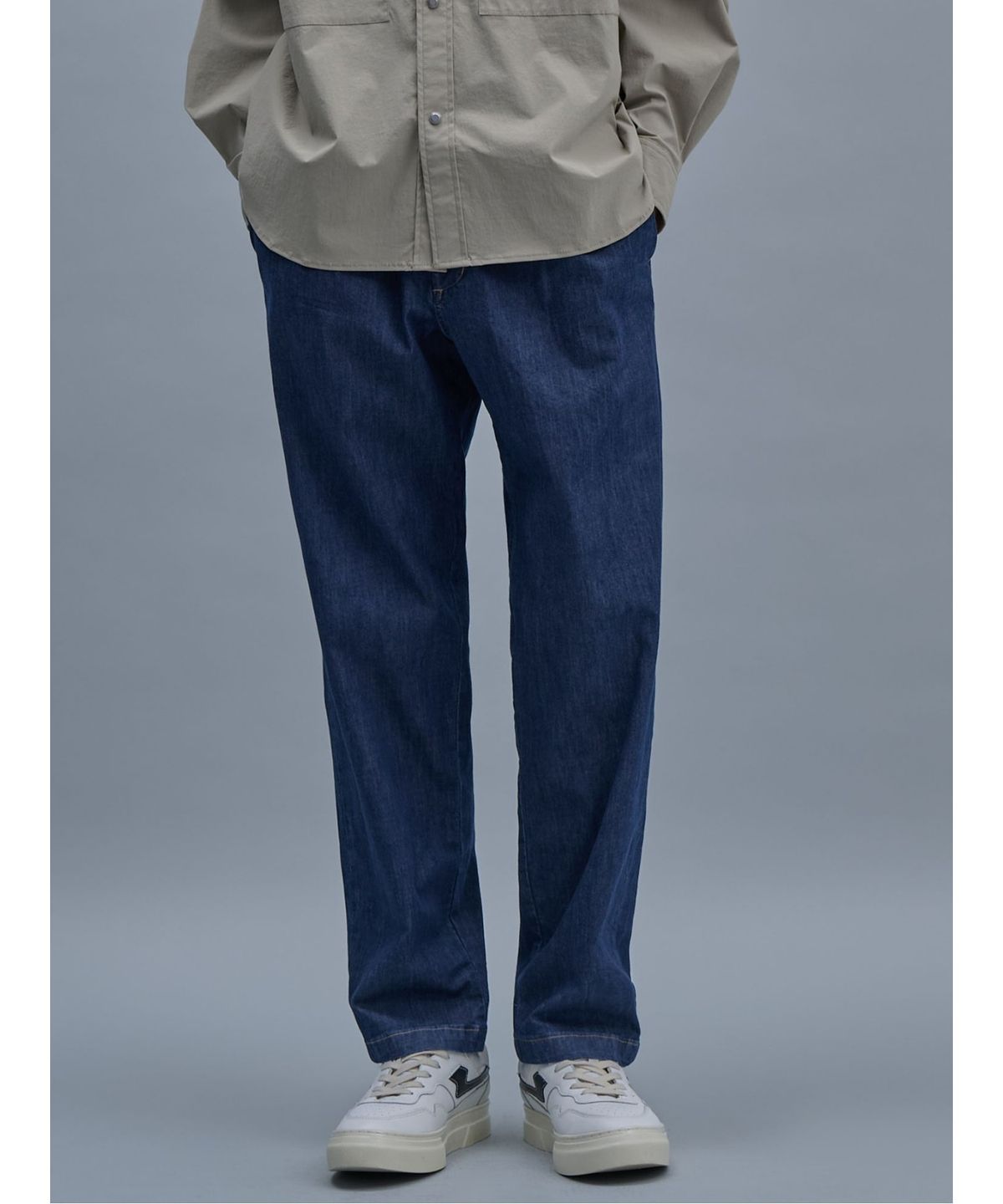 시프트지(SHIFT.G) Officer Light Denim Pants  Navy