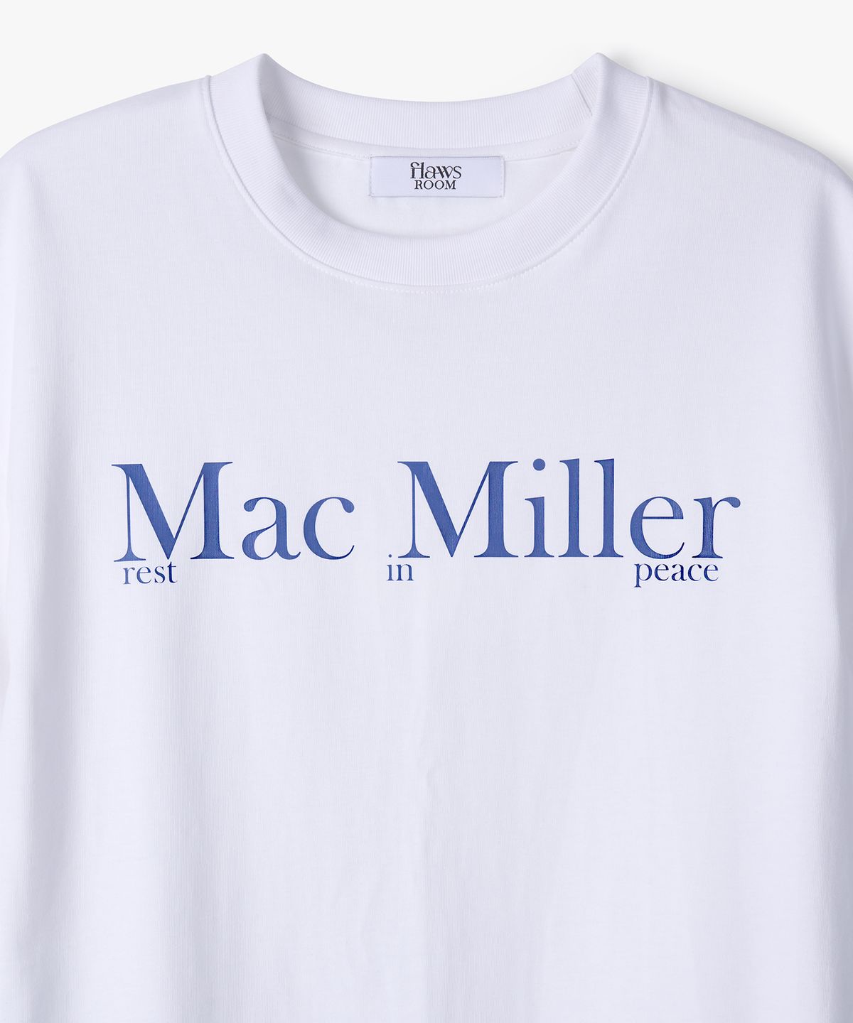 플로즈룸(FLAWSROOM) Mac Miller TShirt WHITE