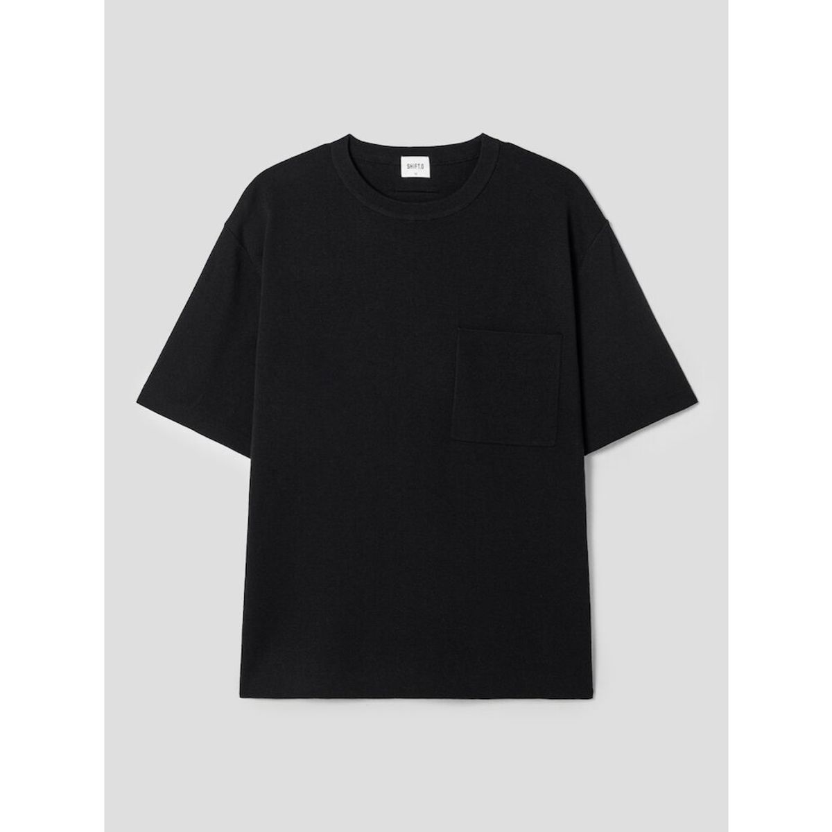 시프트지(SHIFT.G) Cotton Crewneck Sweater  Black