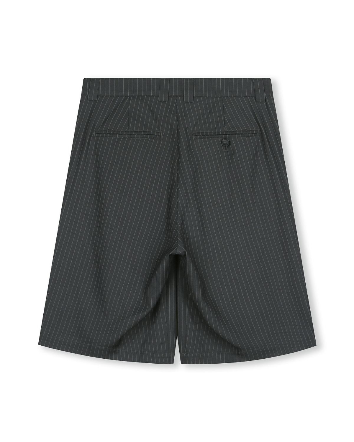비슬로우(BESLOW) PIN STRIPE BERMUDA SHORTS GREY