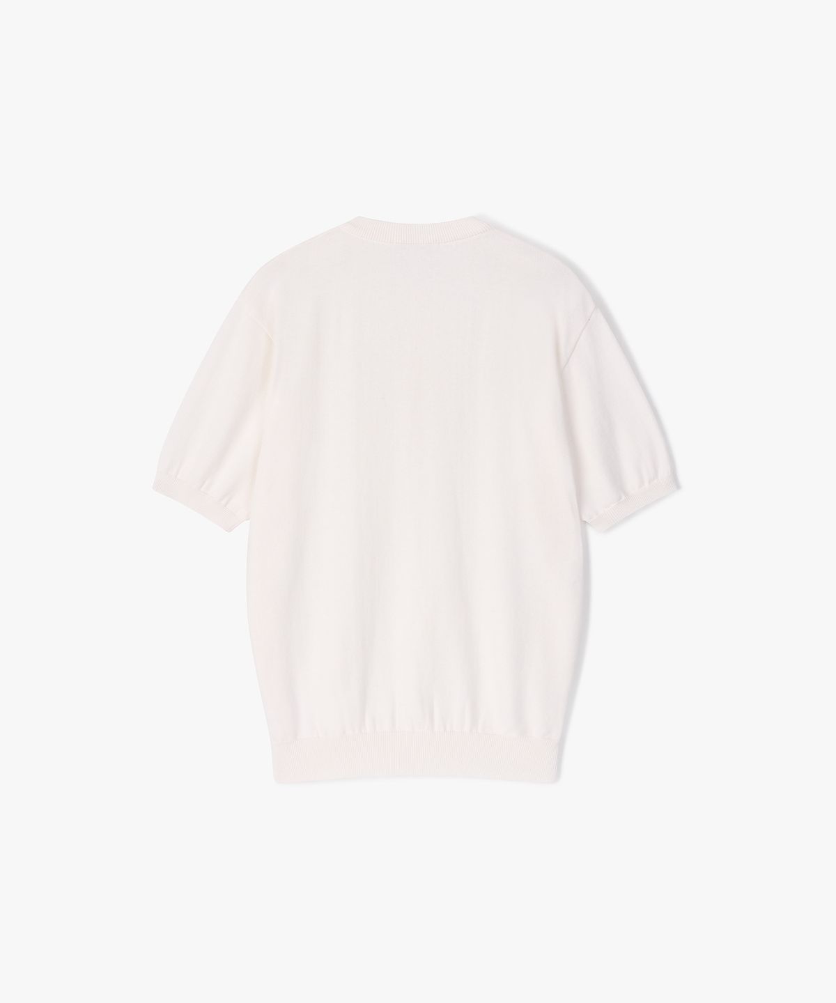 플로즈룸(FLAWSROOM) Henleyneck Cotton Knit IVORY