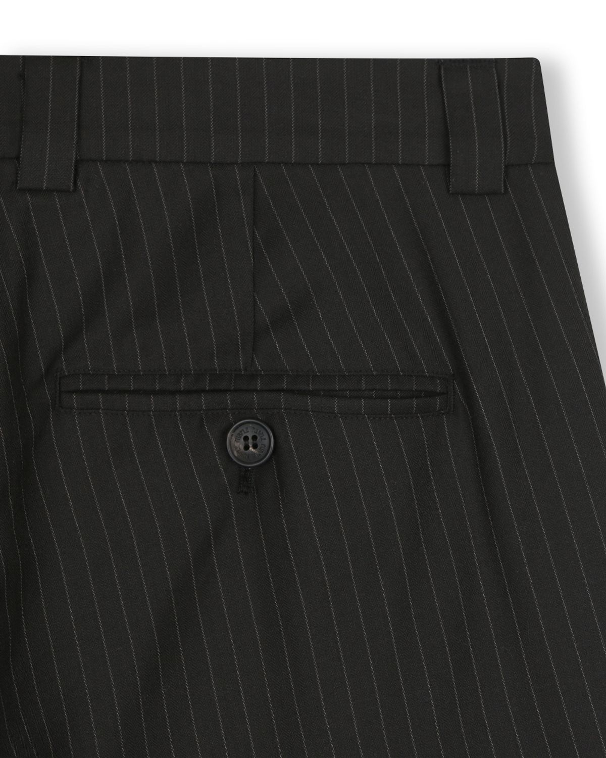 비슬로우(BESLOW) PIN STRIPE BERMUDA SHORTS BLACK