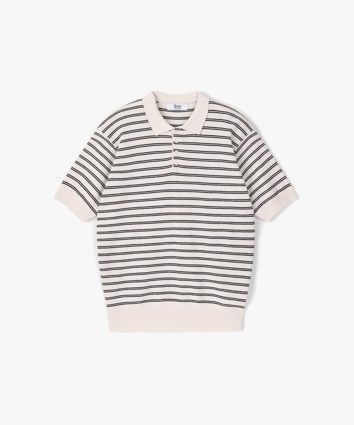 플로즈룸(FLAWSROOM) Stripe Cotton Knit IVORY