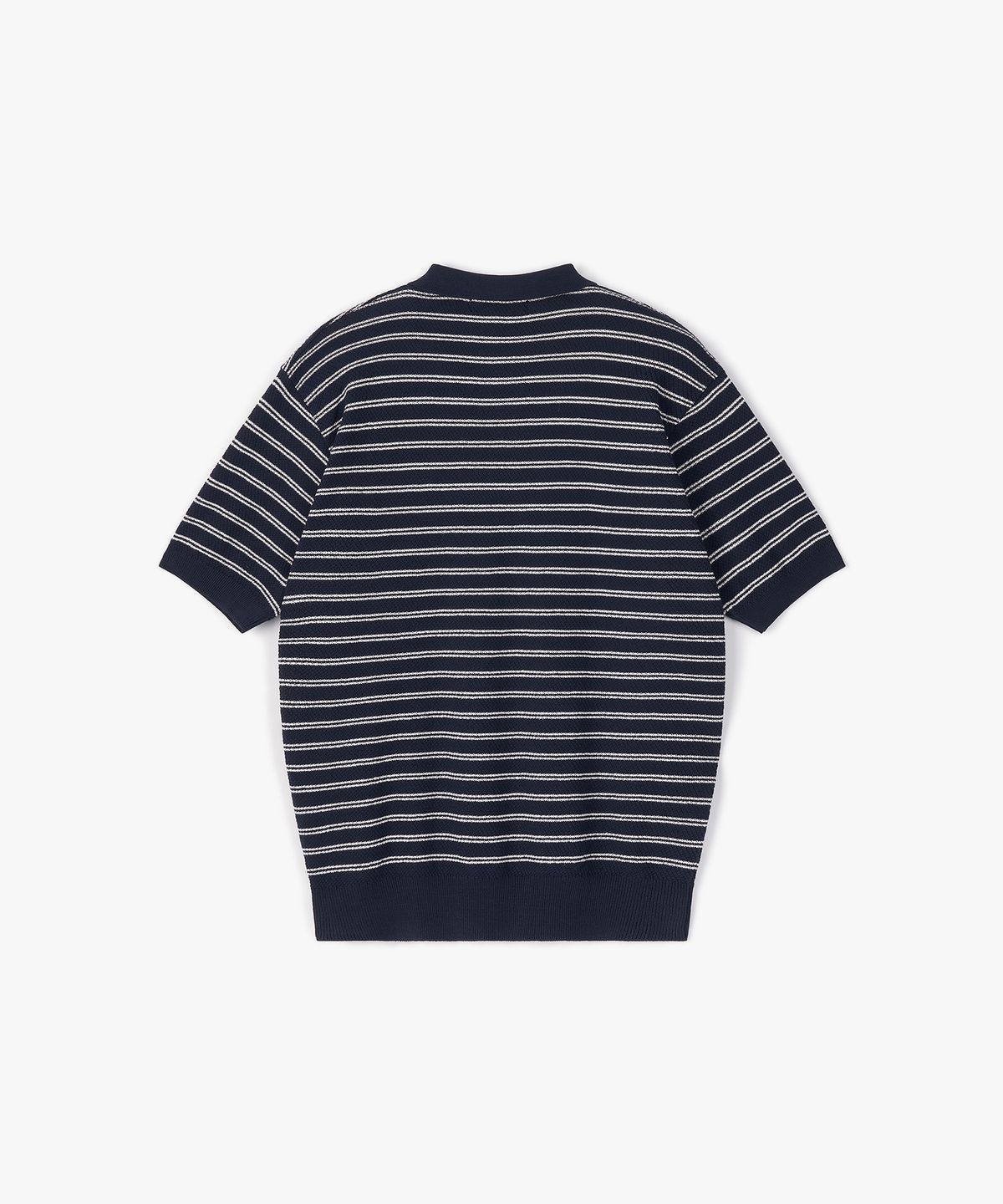 플로즈룸(FLAWSROOM) Stripe Cotton Knit NAVY