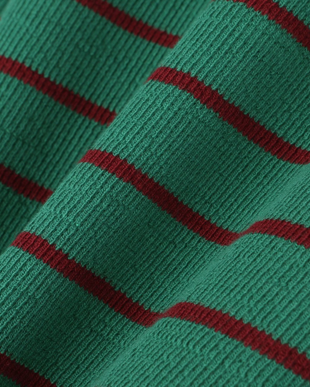 비슬로우(BESLOW) SLIM FIT STRIPE T-SHIRTS GREEN