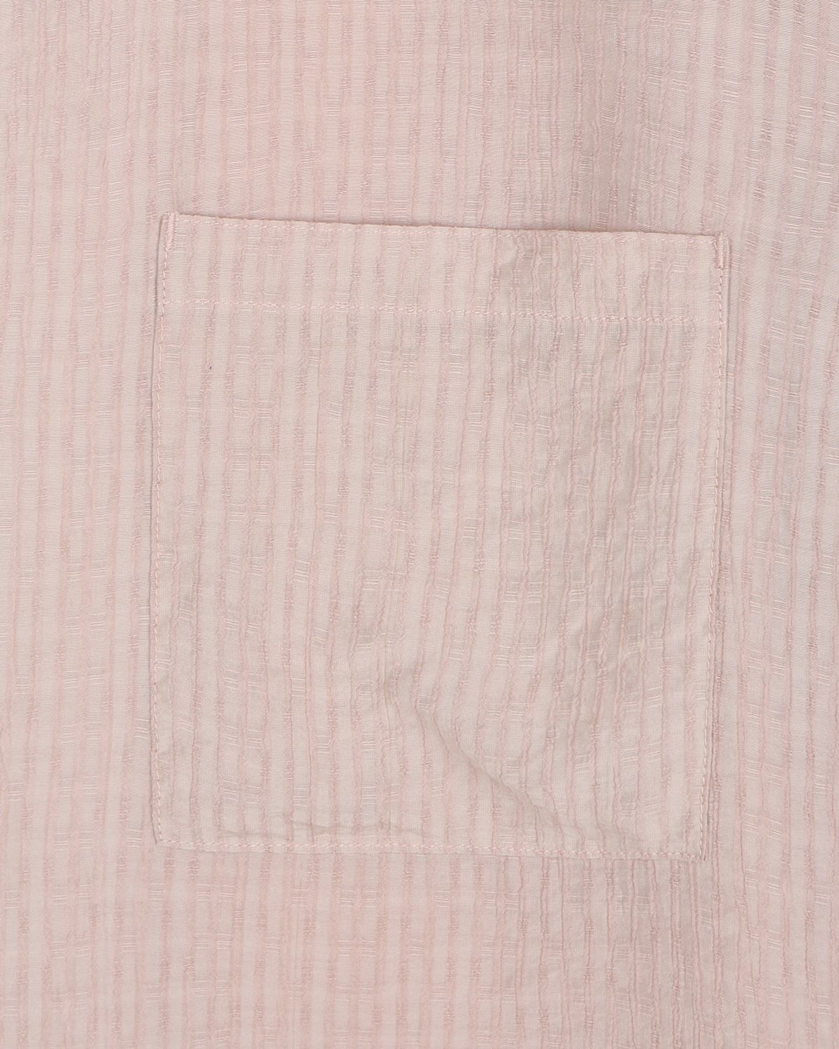 비슬로우(BESLOW) CRINKLE TEXTURE HALF SHIRTS PINK