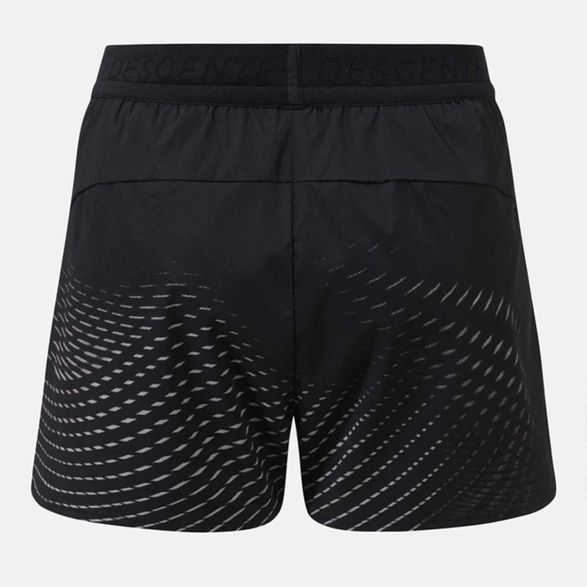데상트(DESCENTE) 러닝 3인치 브리프라인드 쇼츠 패턴 블랙(SQ221RHP44)
