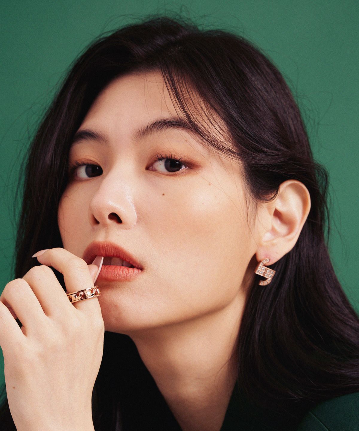 발릭(VALIK) [925실버/다이아]No.63 핸들링(회전반지) 플레인