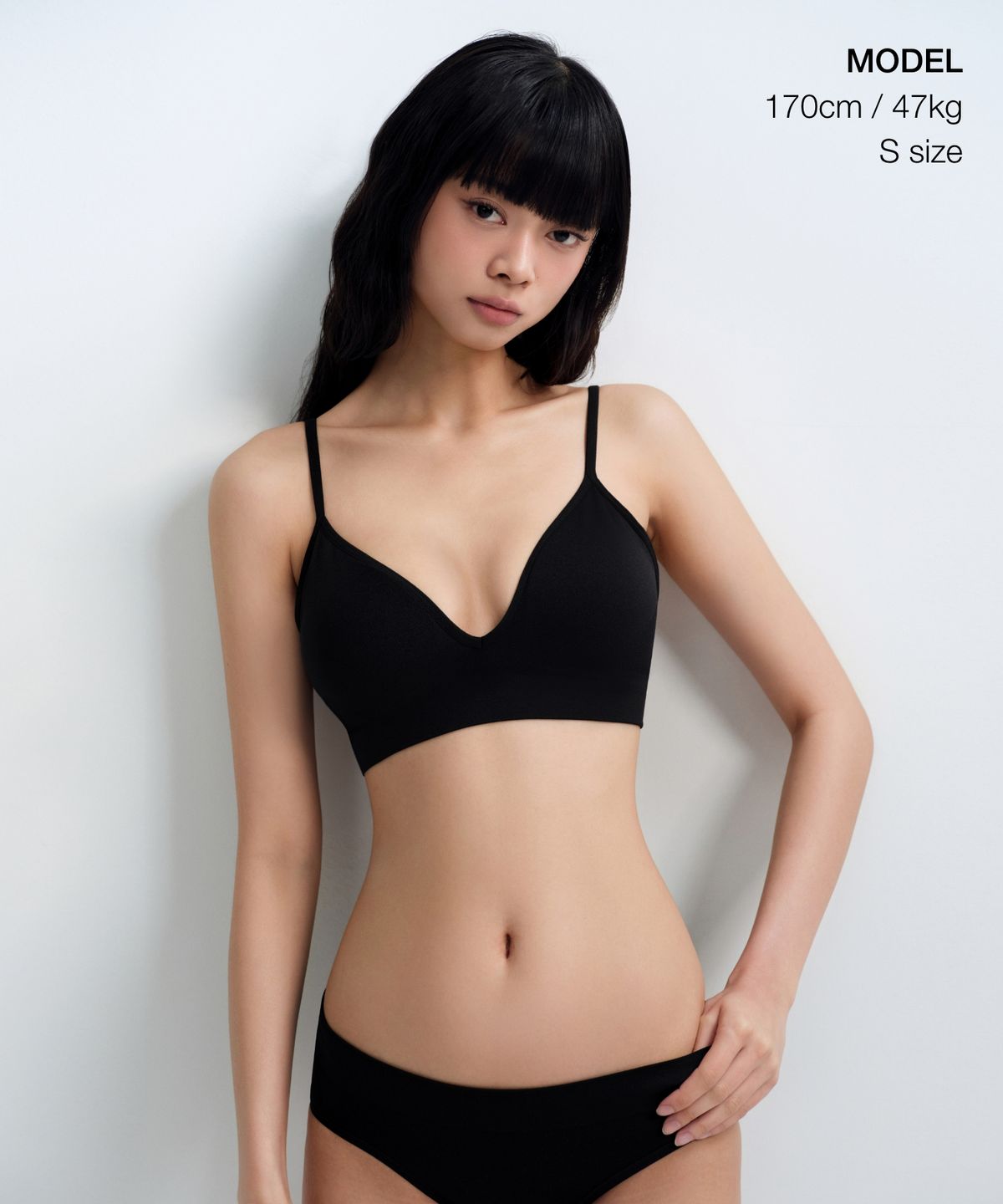 무신사 스탠다드 우먼(MUSINSA STANDARD WOMAN) 우먼즈 홀가먼트 브라렛 [블랙]