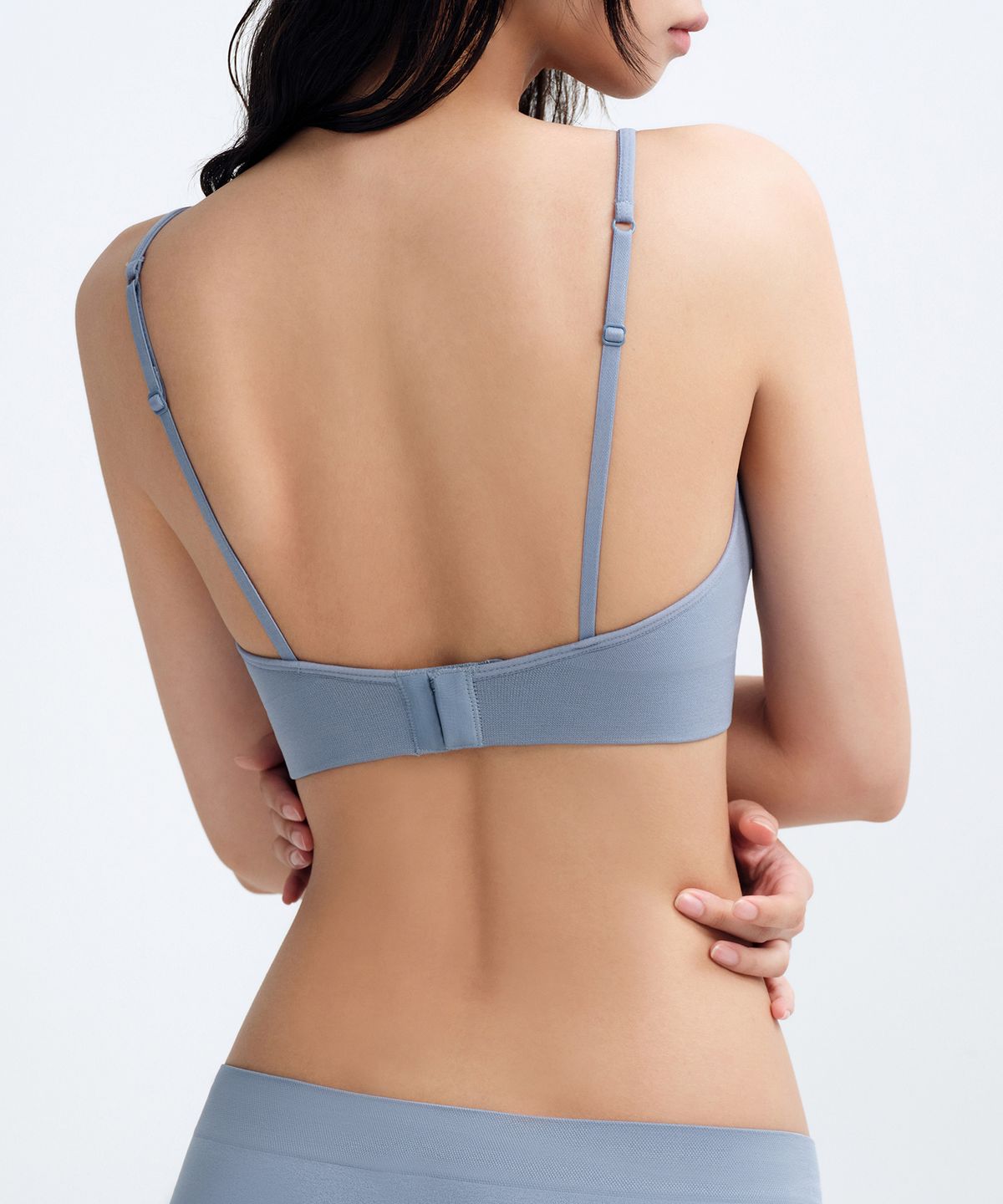 무신사 스탠다드 우먼(MUSINSA STANDARD WOMAN) 우먼즈 홀가먼트 브라렛 [블루 그레이]